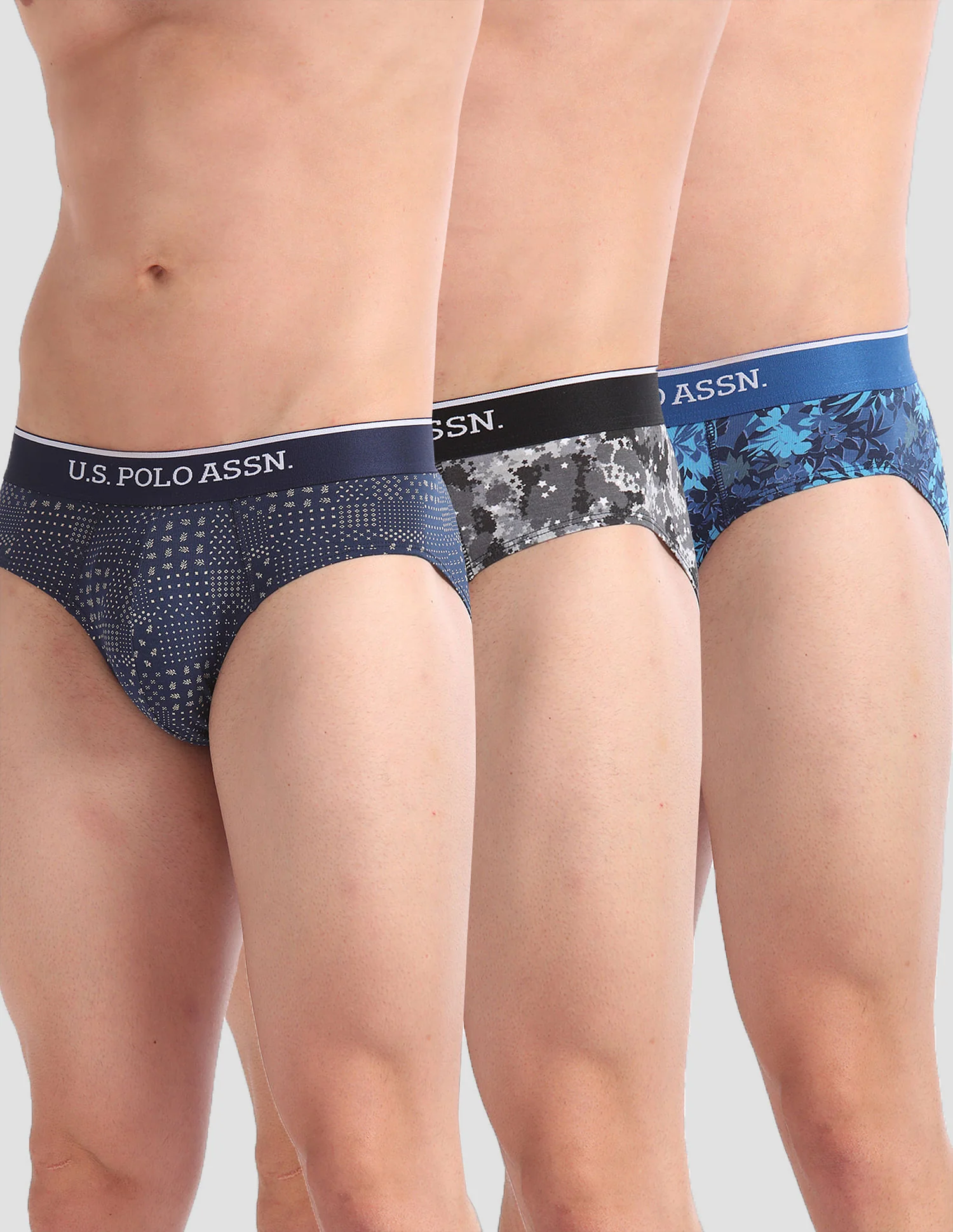 Abrasion Free Printed OEB01 Briefs - Pack Of 3 - Image 6