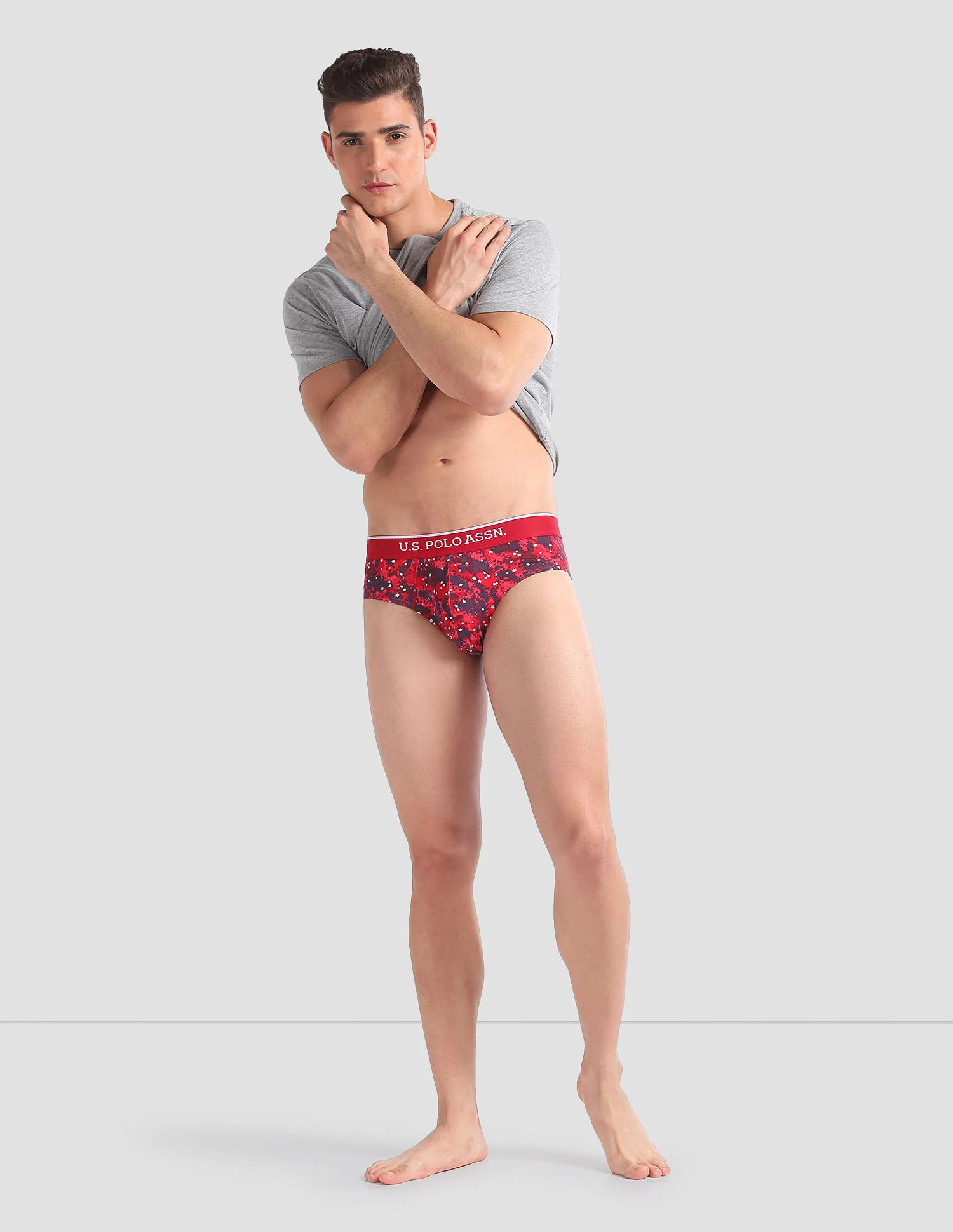 Abrasion Free Printed OEB01 Briefs - Pack Of 3 - Image 5