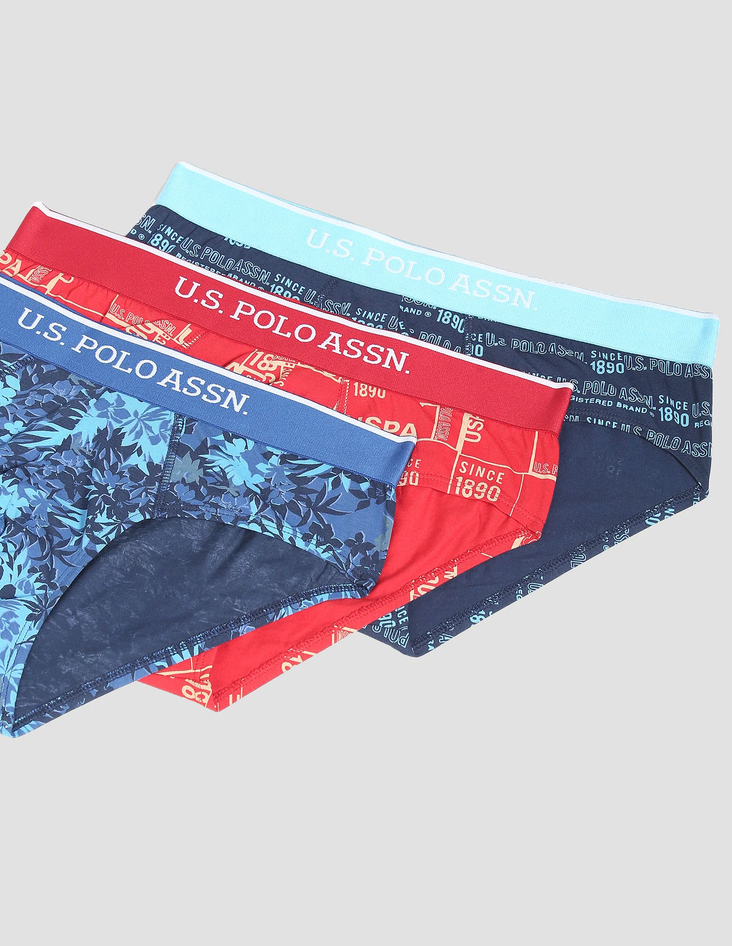 Abrasion Free Printed OEB01 Briefs - Pack Of 3 - Image 2