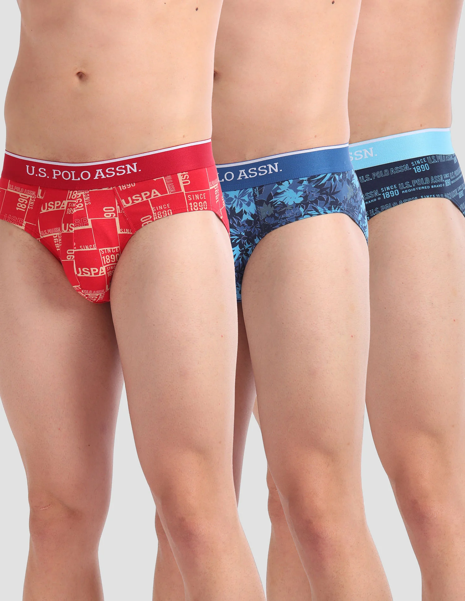 Abrasion Free Printed OEB01 Briefs - Pack Of 3 - Image 6