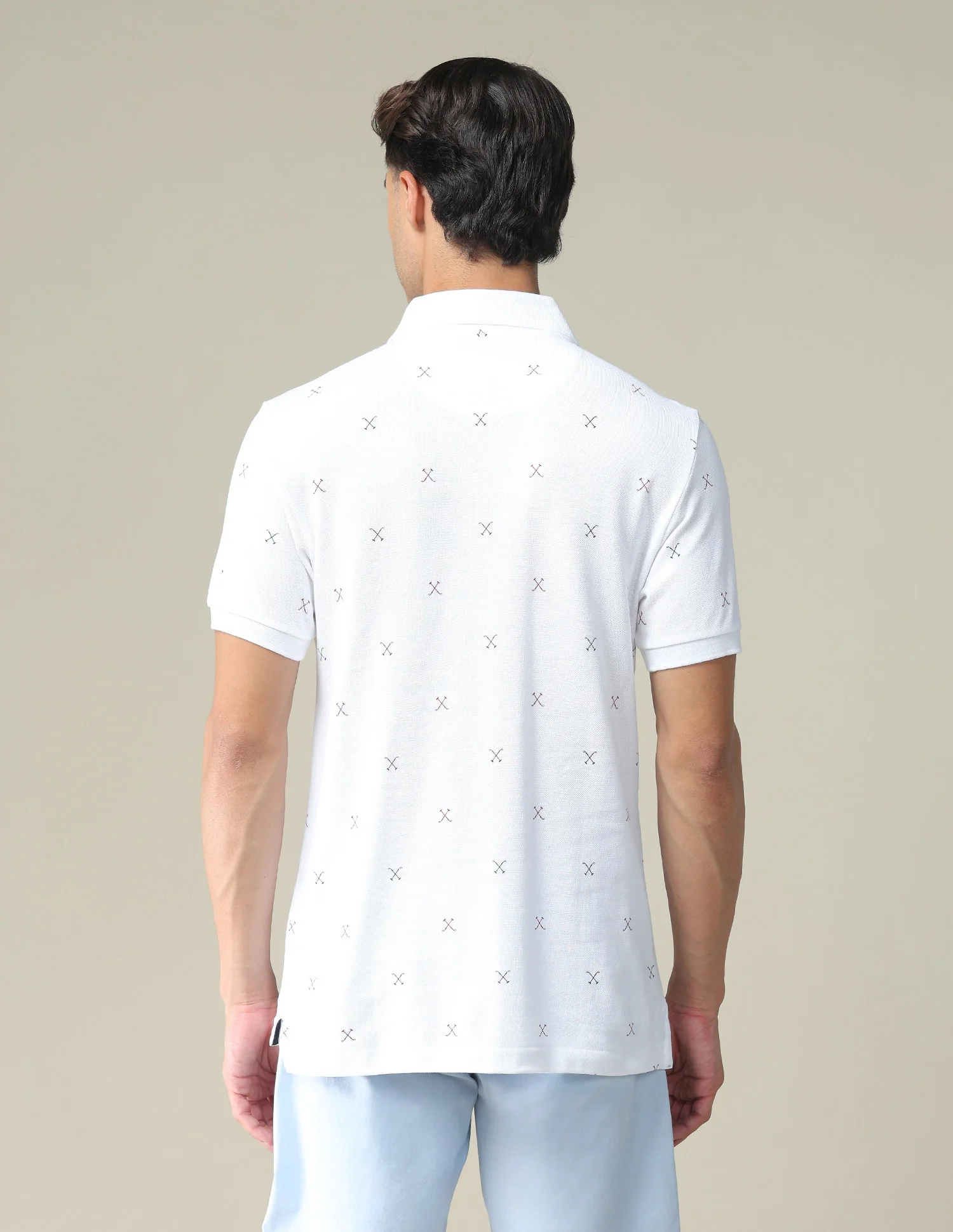 All Over Brand Print Polo Shirt - Image 5