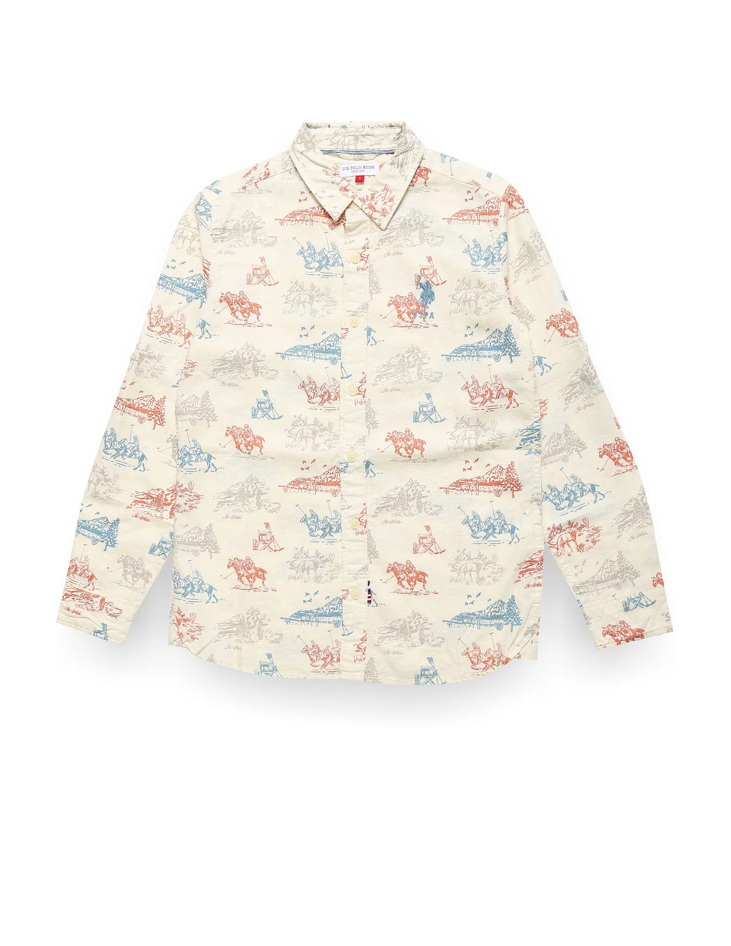 All Over Print Cotton Shirt