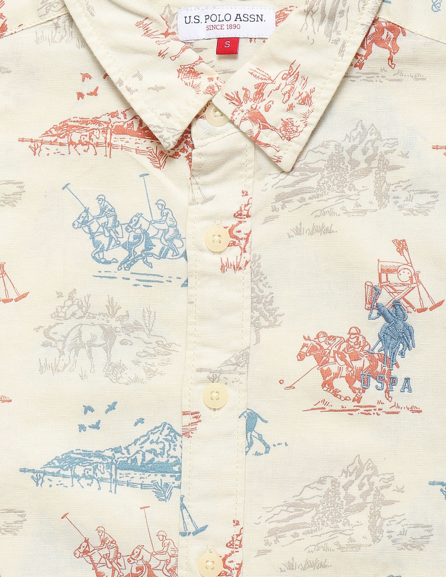 All Over Print Cotton Shirt - Image 3