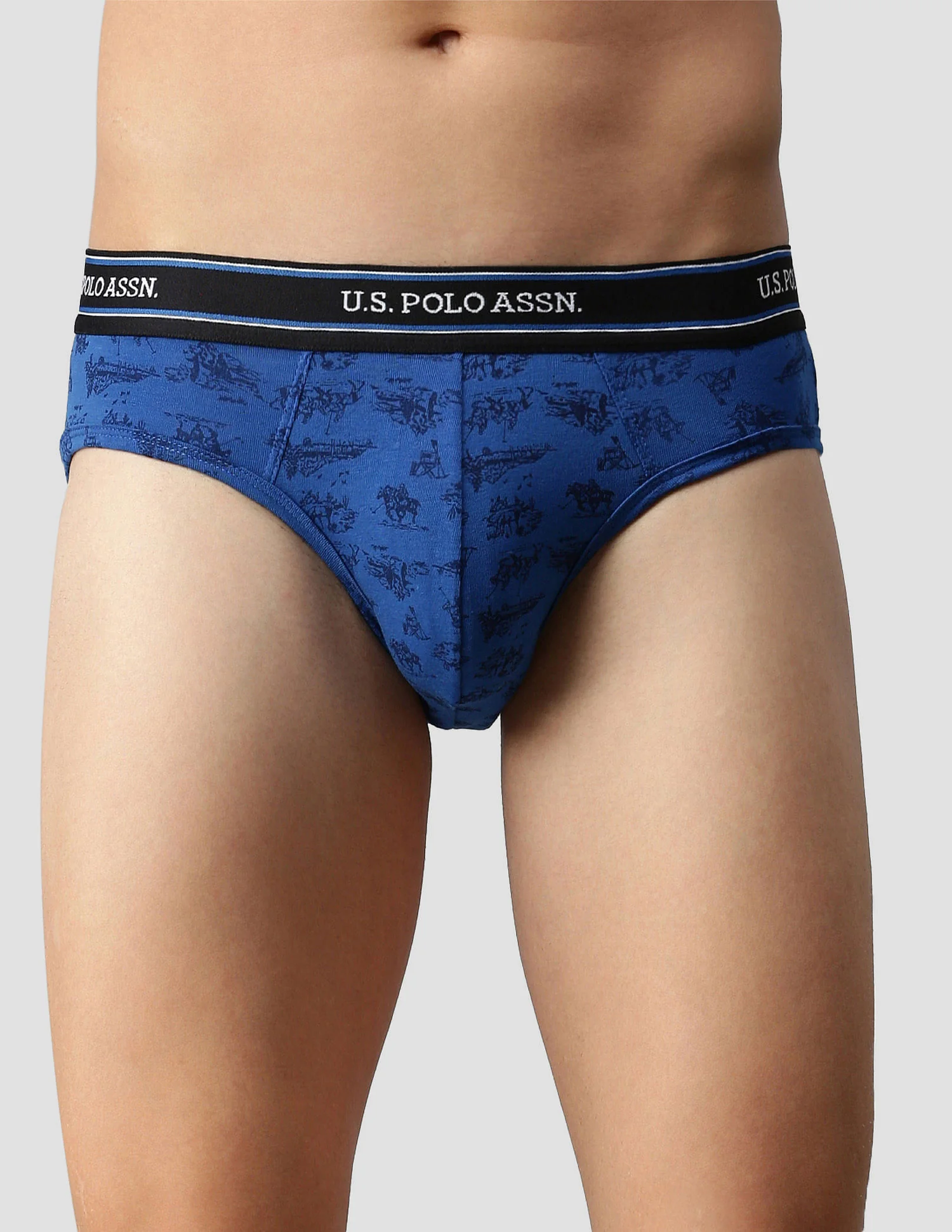 All Over Print Cotton Spandex I615 Briefs - Pack Of 3 - Image 3