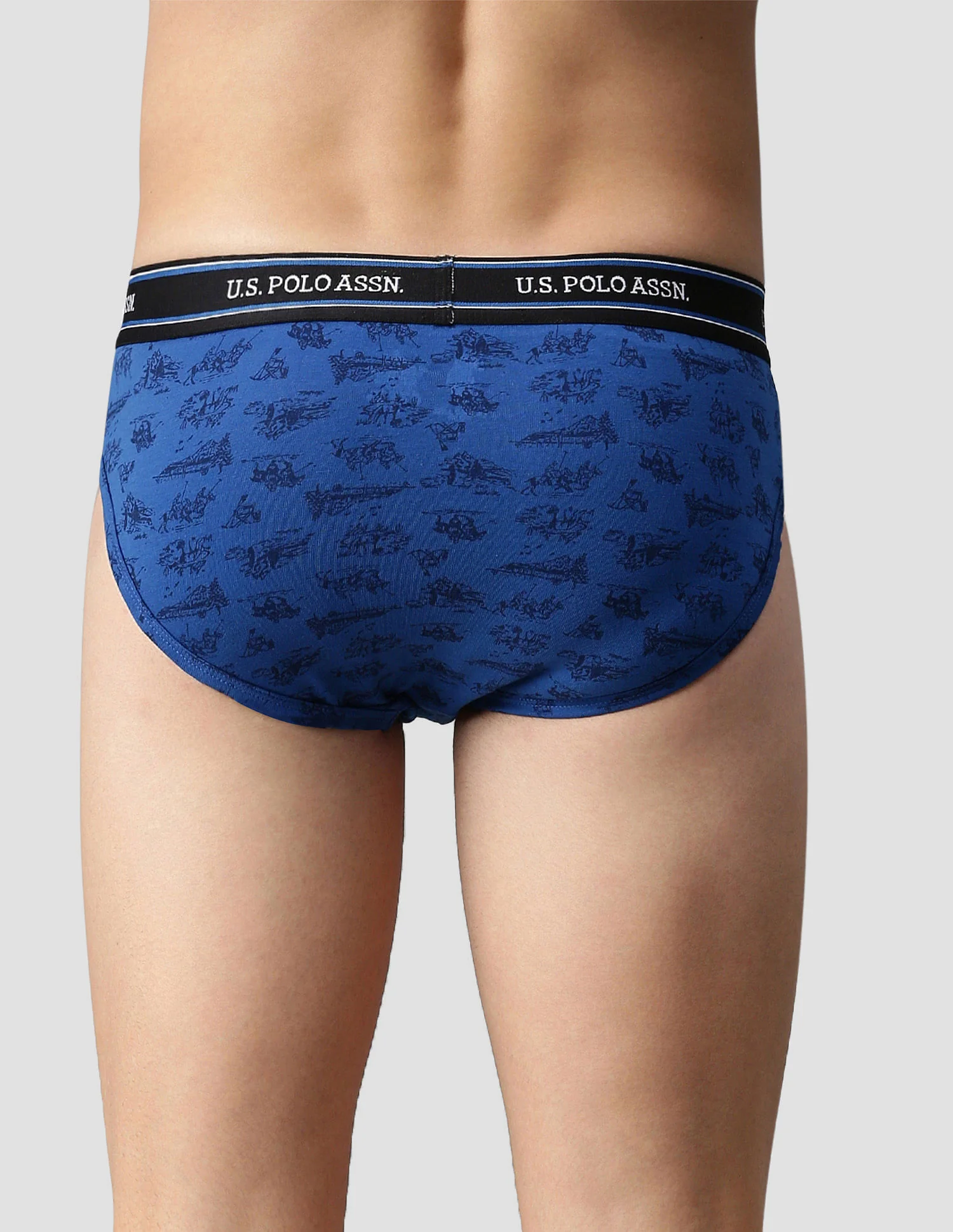 All Over Print Cotton Spandex I615 Briefs - Pack Of 3 - Image 5
