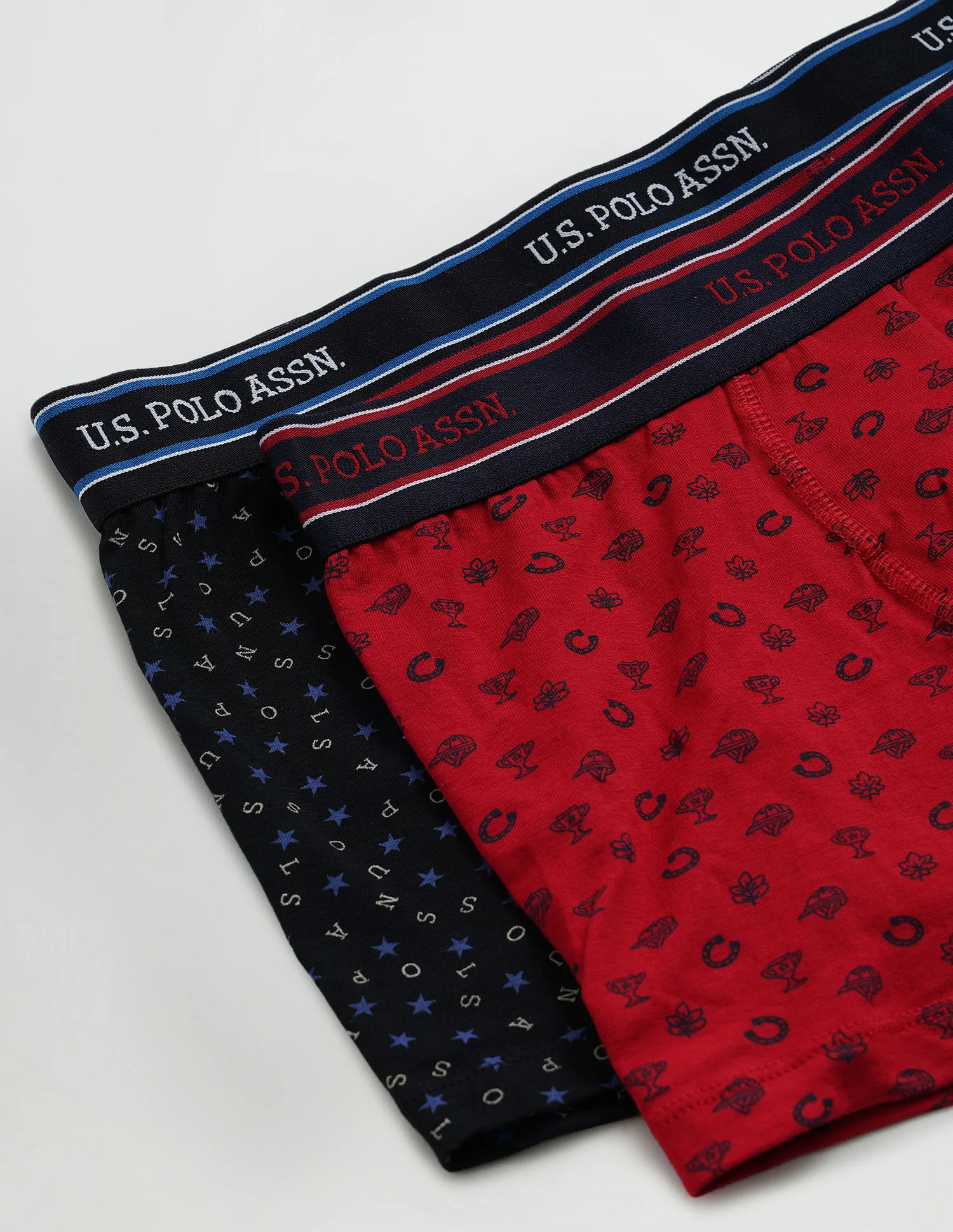 All Over Print Cotton Spandex I616 Trunks - Pack Of 2 - Image 2