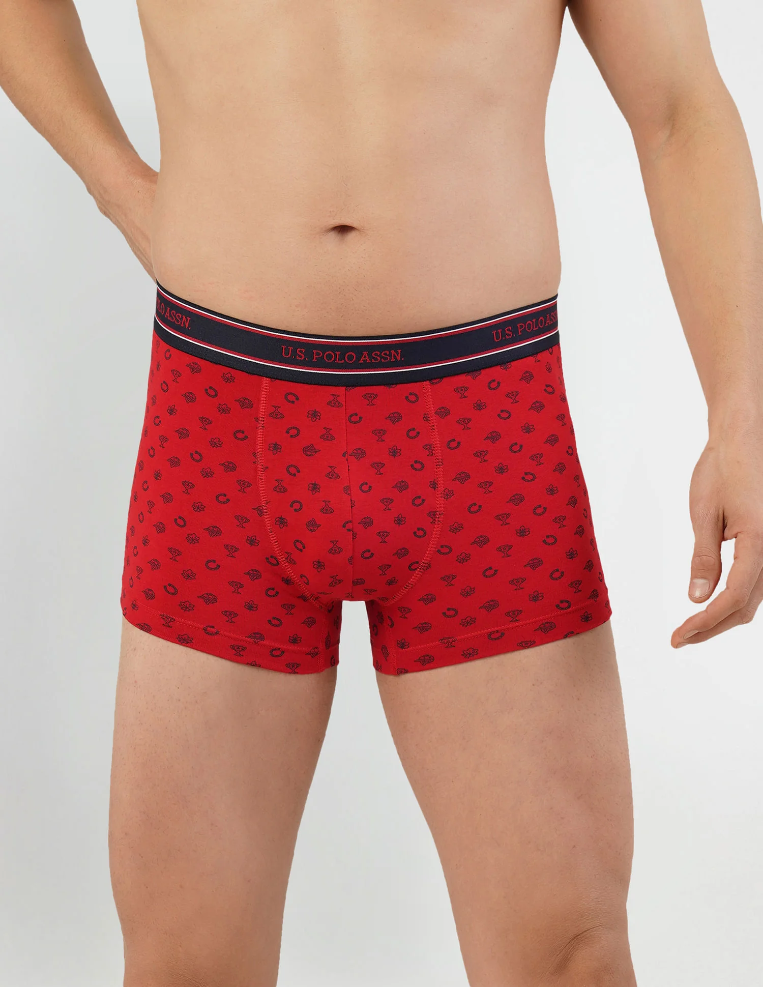 All Over Print Cotton Spandex I616 Trunks - Pack Of 2 - Image 4