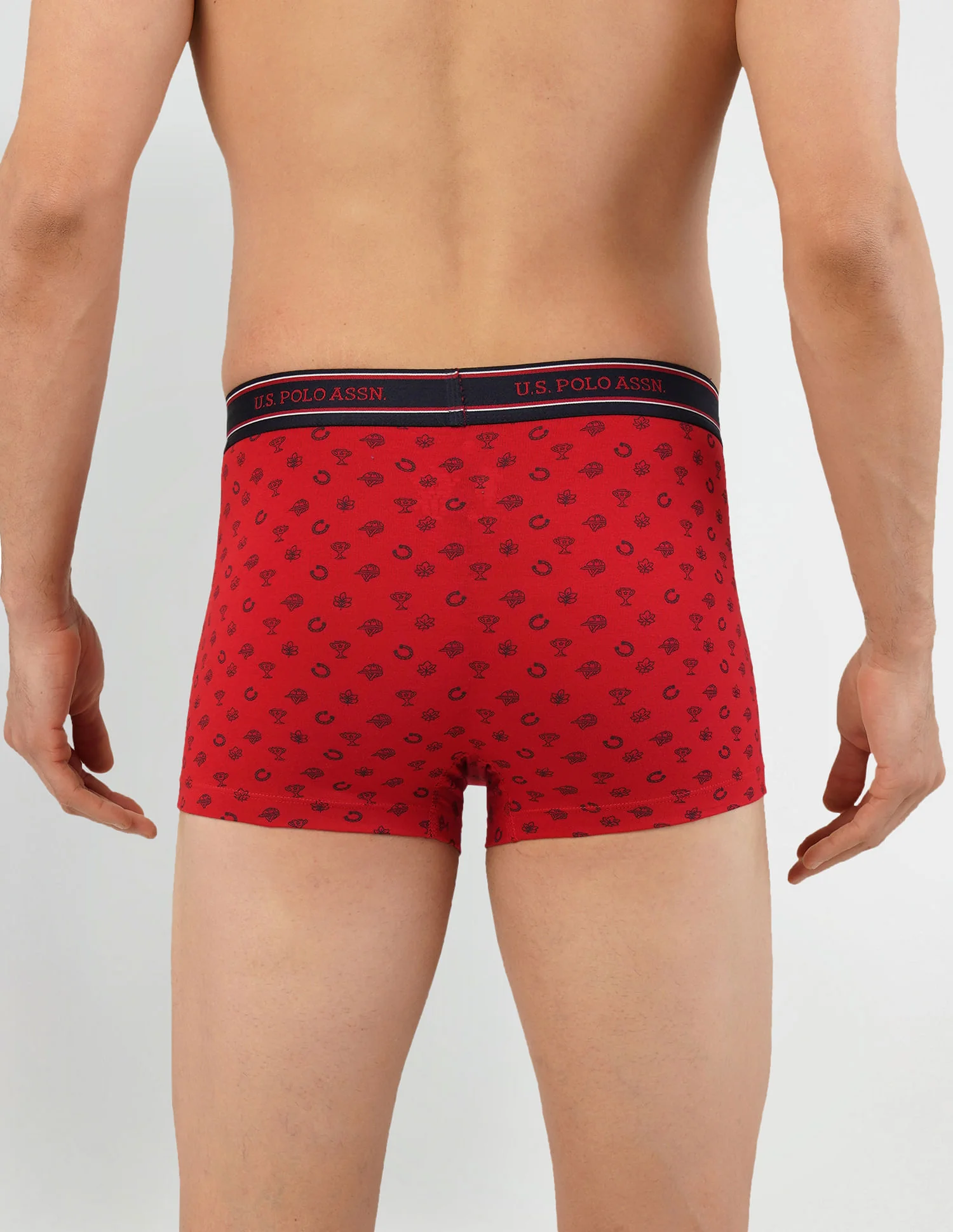 All Over Print Cotton Spandex I616 Trunks - Pack Of 2 - Image 6