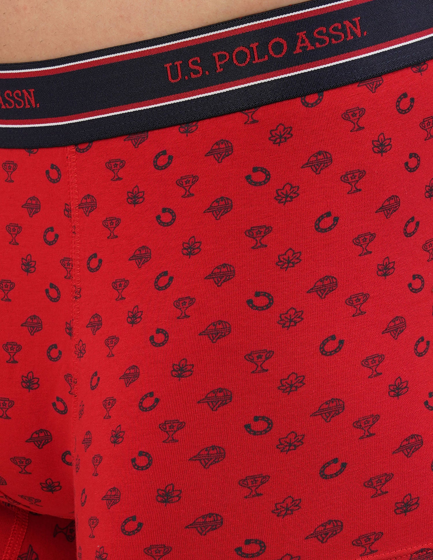 All Over Print Cotton Spandex I616 Trunks - Pack Of 2 - Image 7