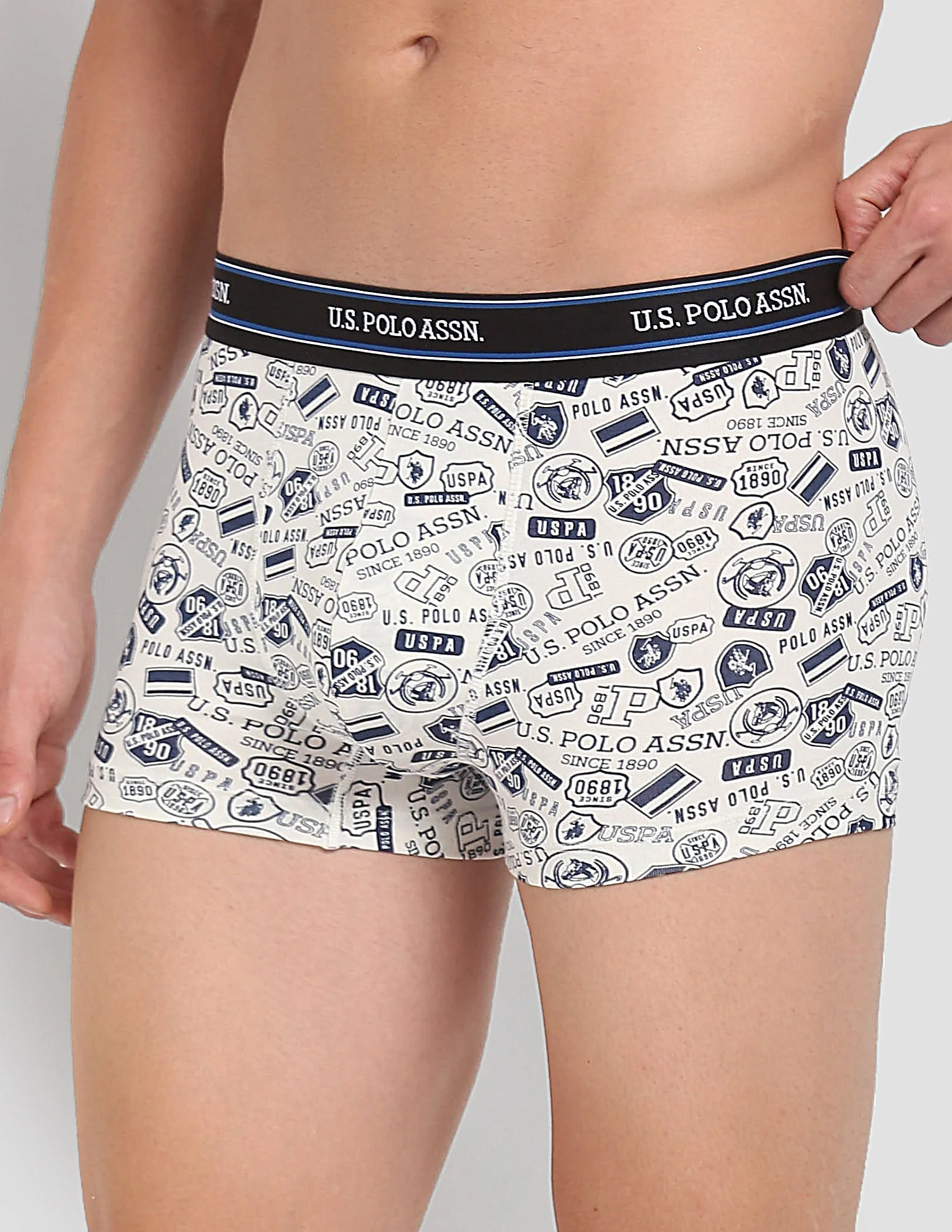 All Over Print Ribbed Jersey I616 Trunks - Pack Of 1 - Image 4