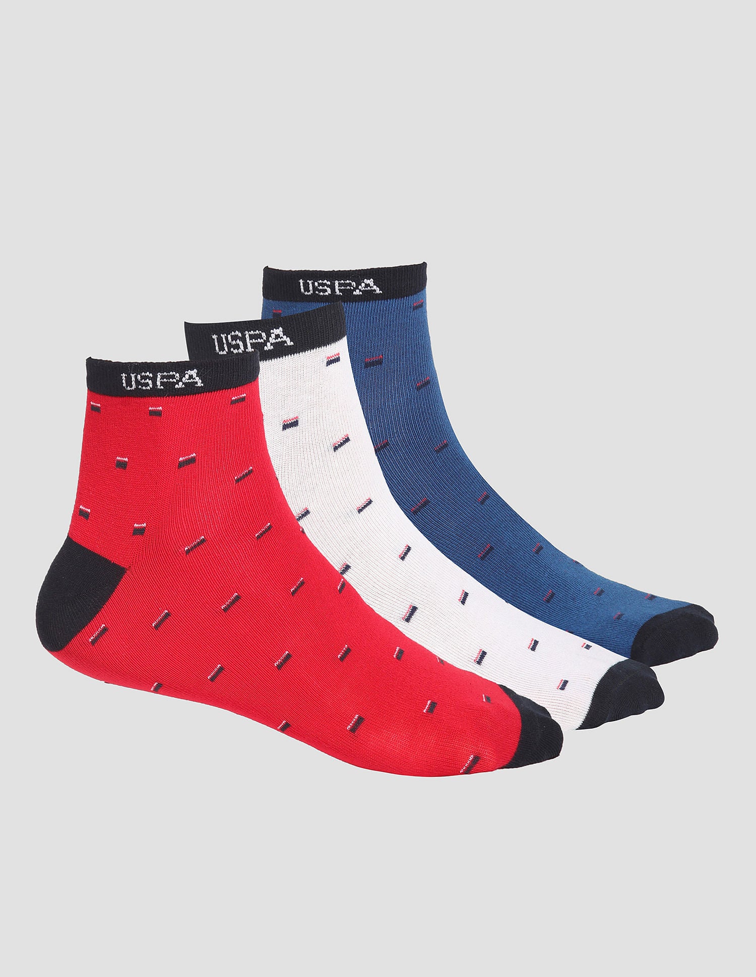 Aloe Finish Ankle Length ES002 Socks - Pack Of 3