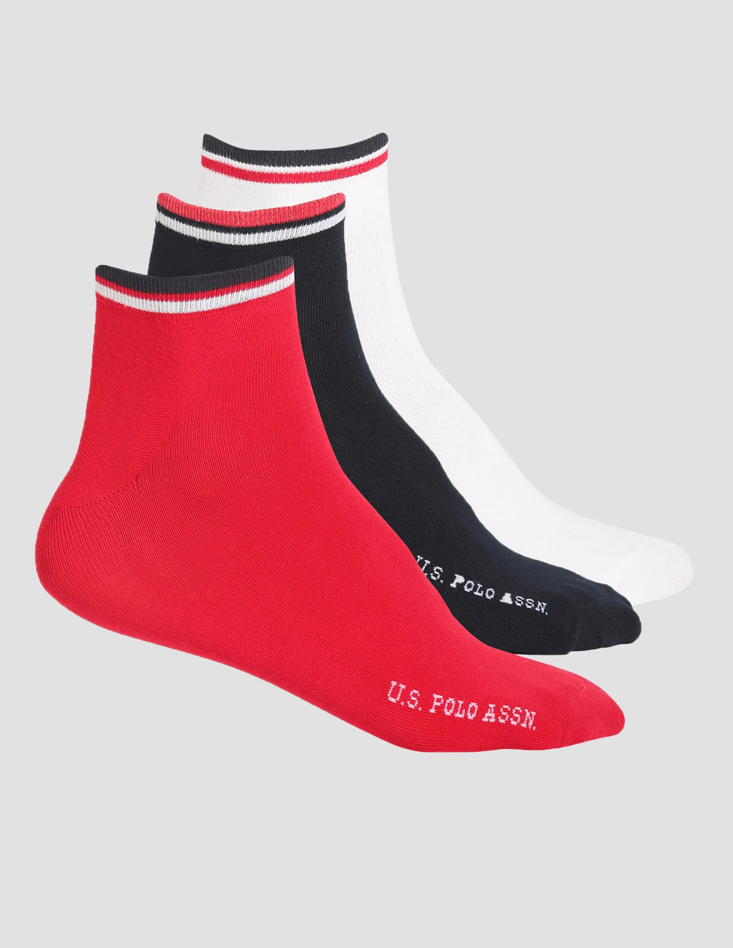 Ankle Length Stretch ES003 Socks - Pack Of 3