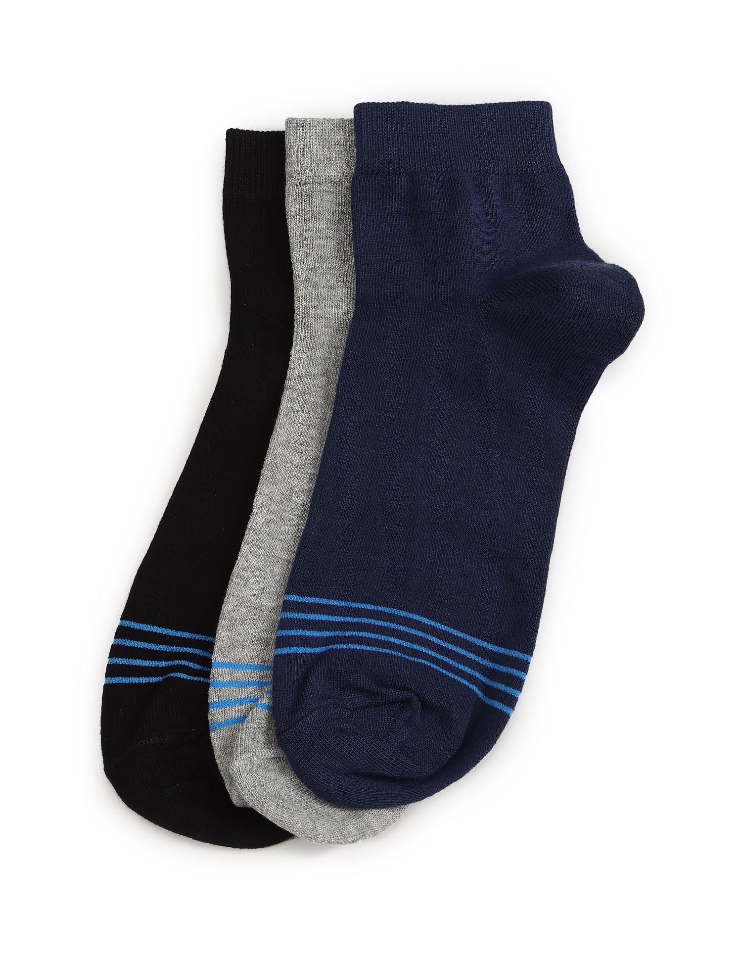 Ankle Length Stretch I646 Socks - Pack Of 3 - Image 2