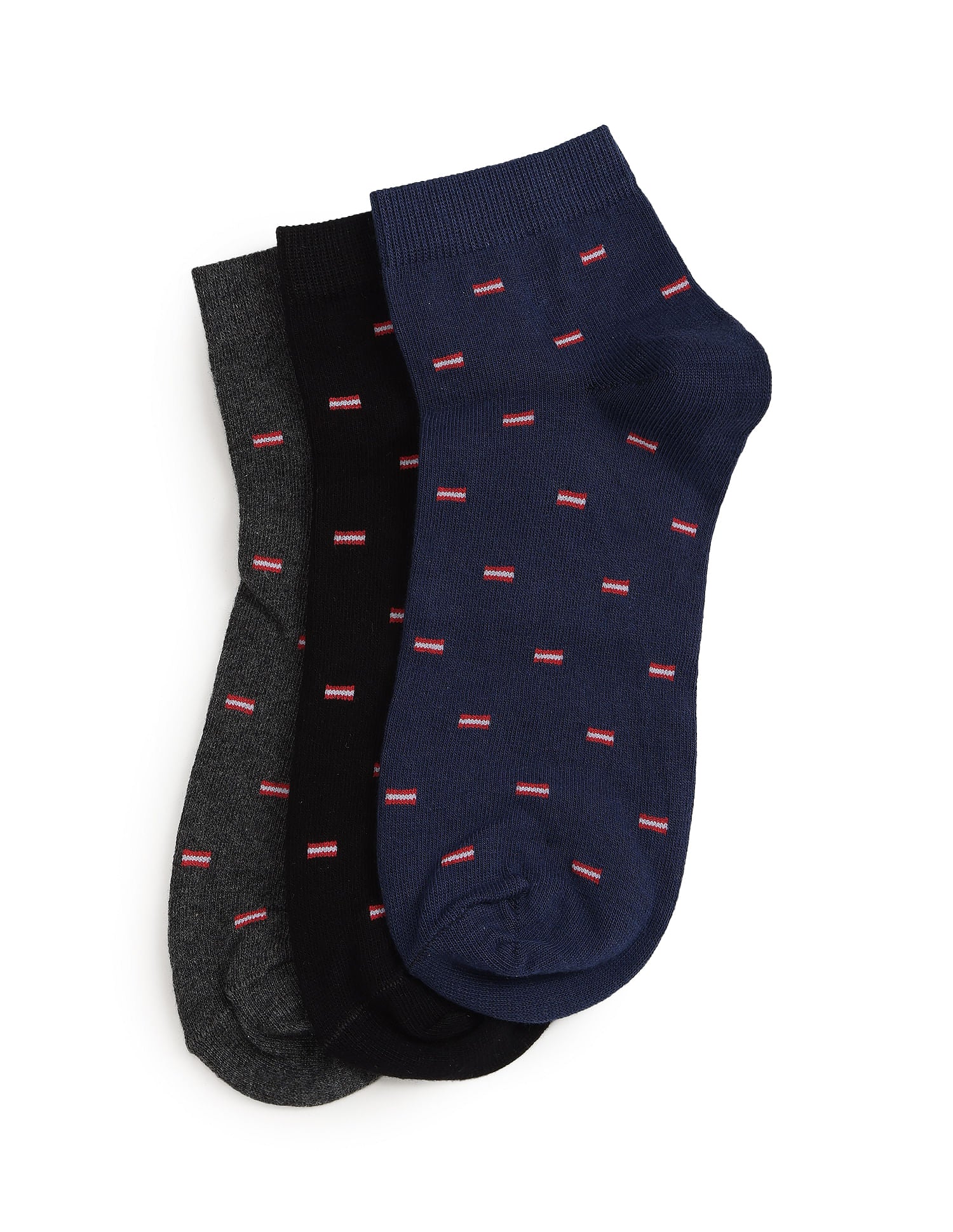 Ankle Length Stretch I646 Socks - Pack Of 3 - Image 2
