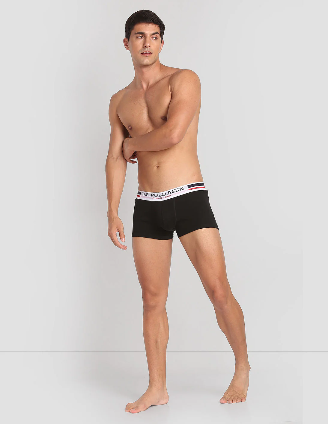 Antibacterial Branded Waist Cotton I641 Trunks - Pack Of 2 - Image 3