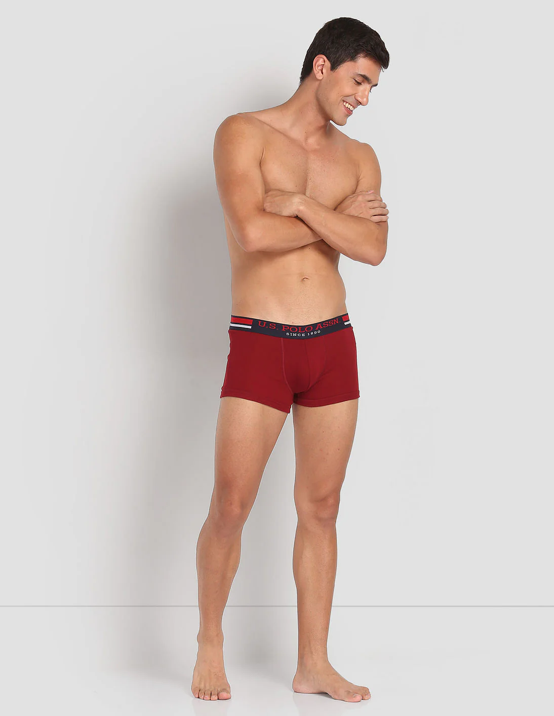 Antibacterial Branded Waist Cotton I641 Trunks - Pack Of 2 - Image 4