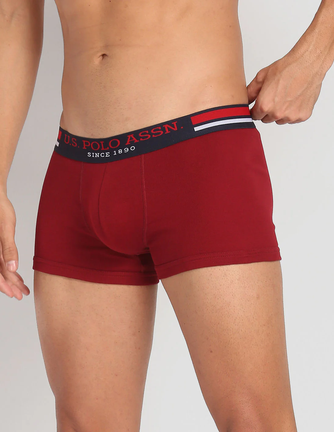 Antibacterial Branded Waist Cotton I641 Trunks - Pack Of 2 - Image 5