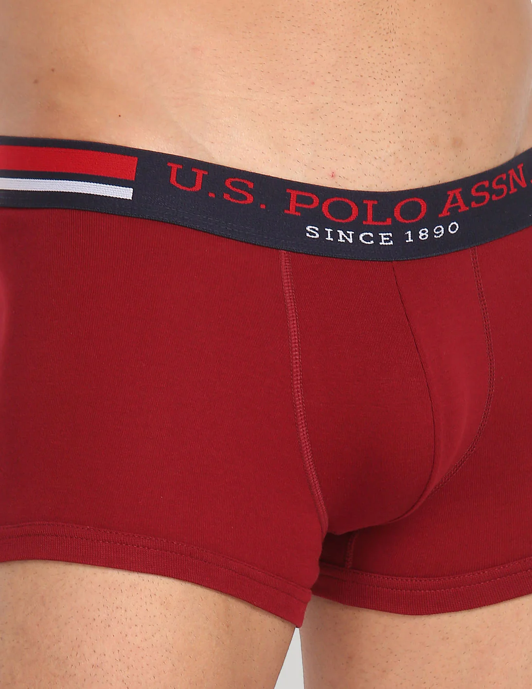 Antibacterial Branded Waist Cotton I641 Trunks - Pack Of 2 - Image 7