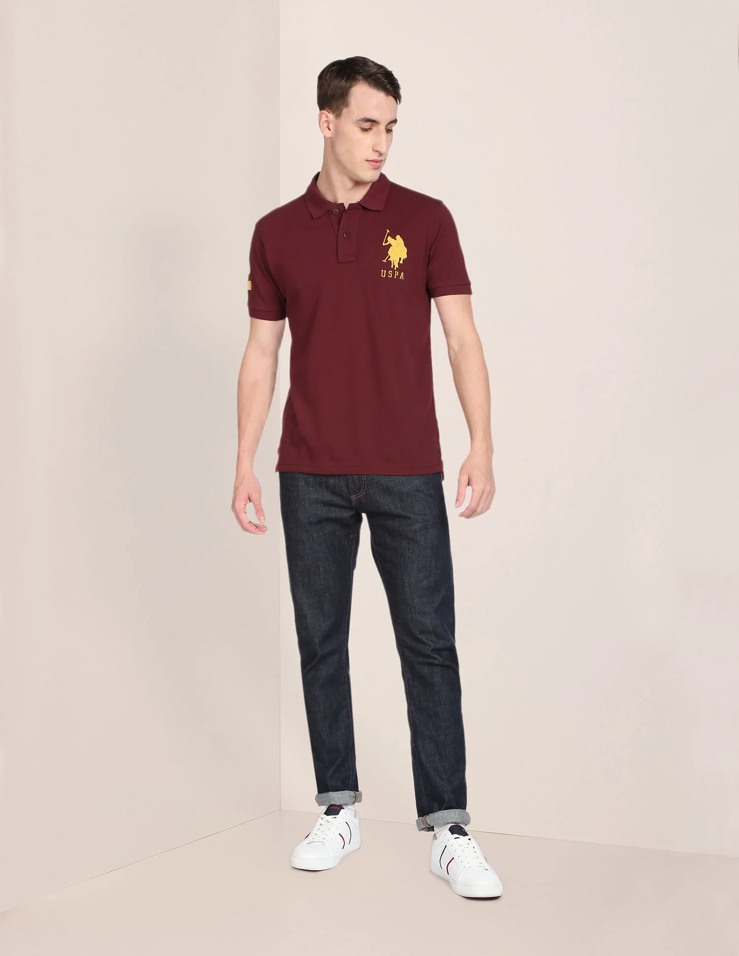 Compact Cotton Logo Polo Shirt - Image 3
