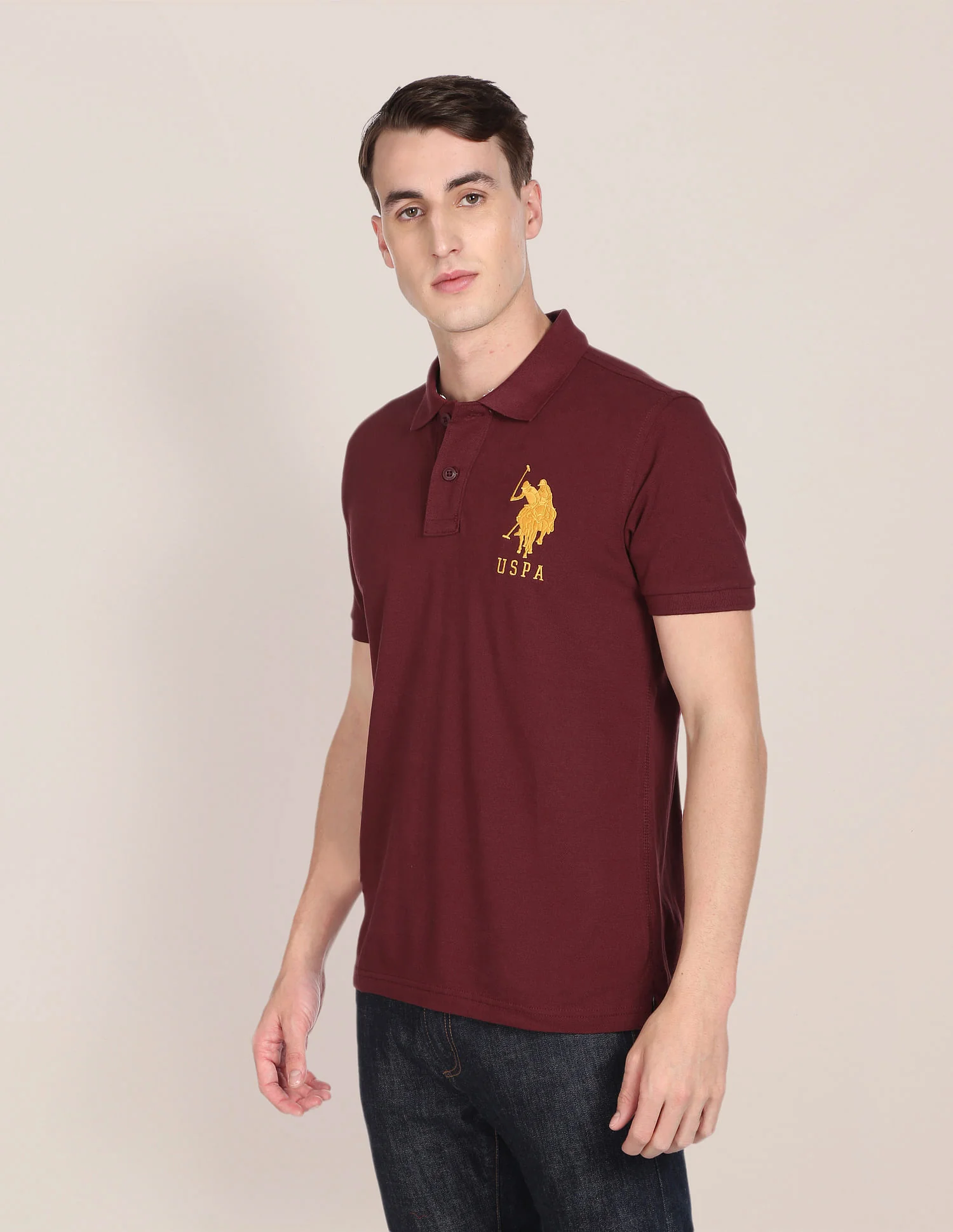 Compact Cotton Logo Polo Shirt - Image 4