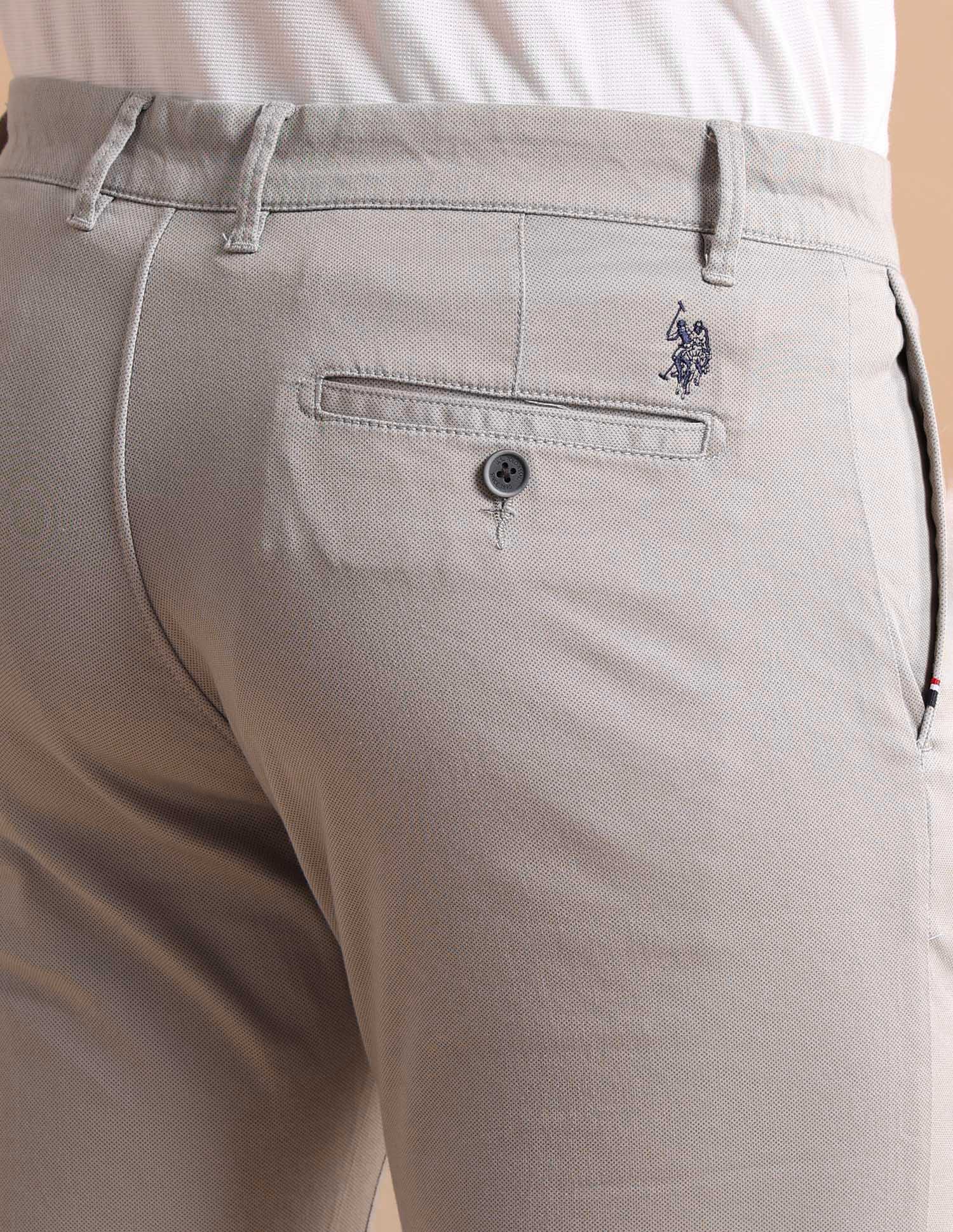 Austin Regular Fit Cotton Stretch Printed Signature Chinos - Image 8