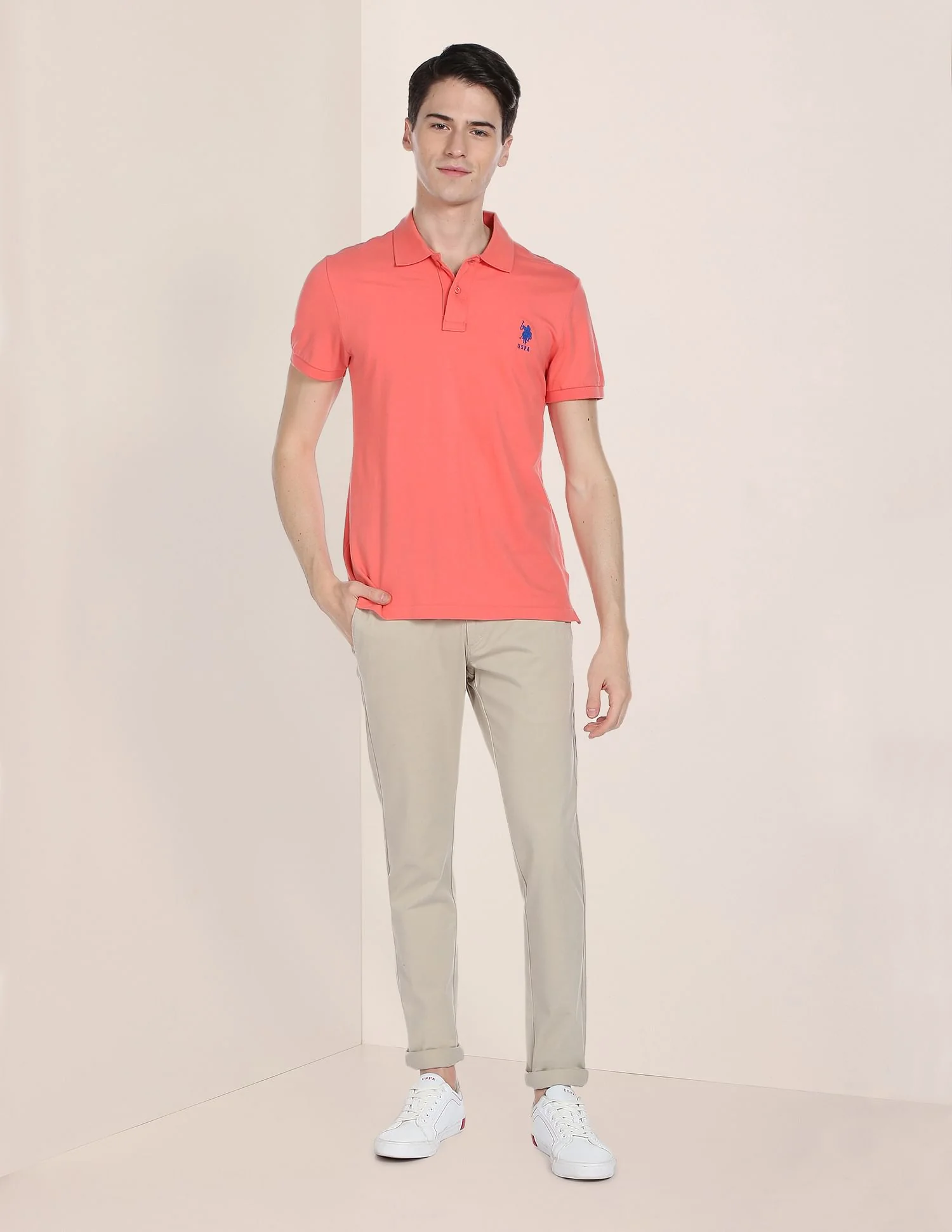 Austin Trim Fit Stretch Chinos - Image 3