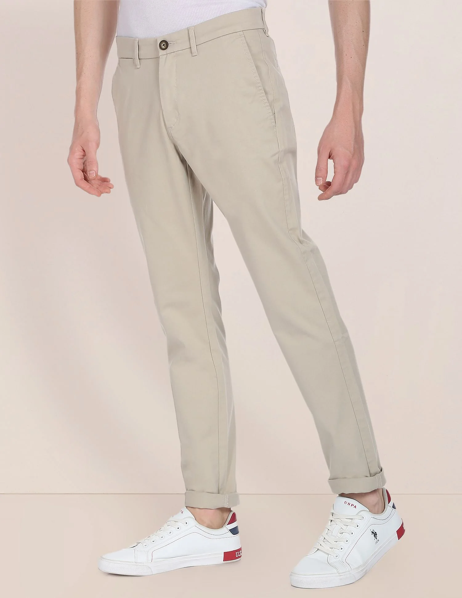 Austin Trim Fit Stretch Chinos - Image 4