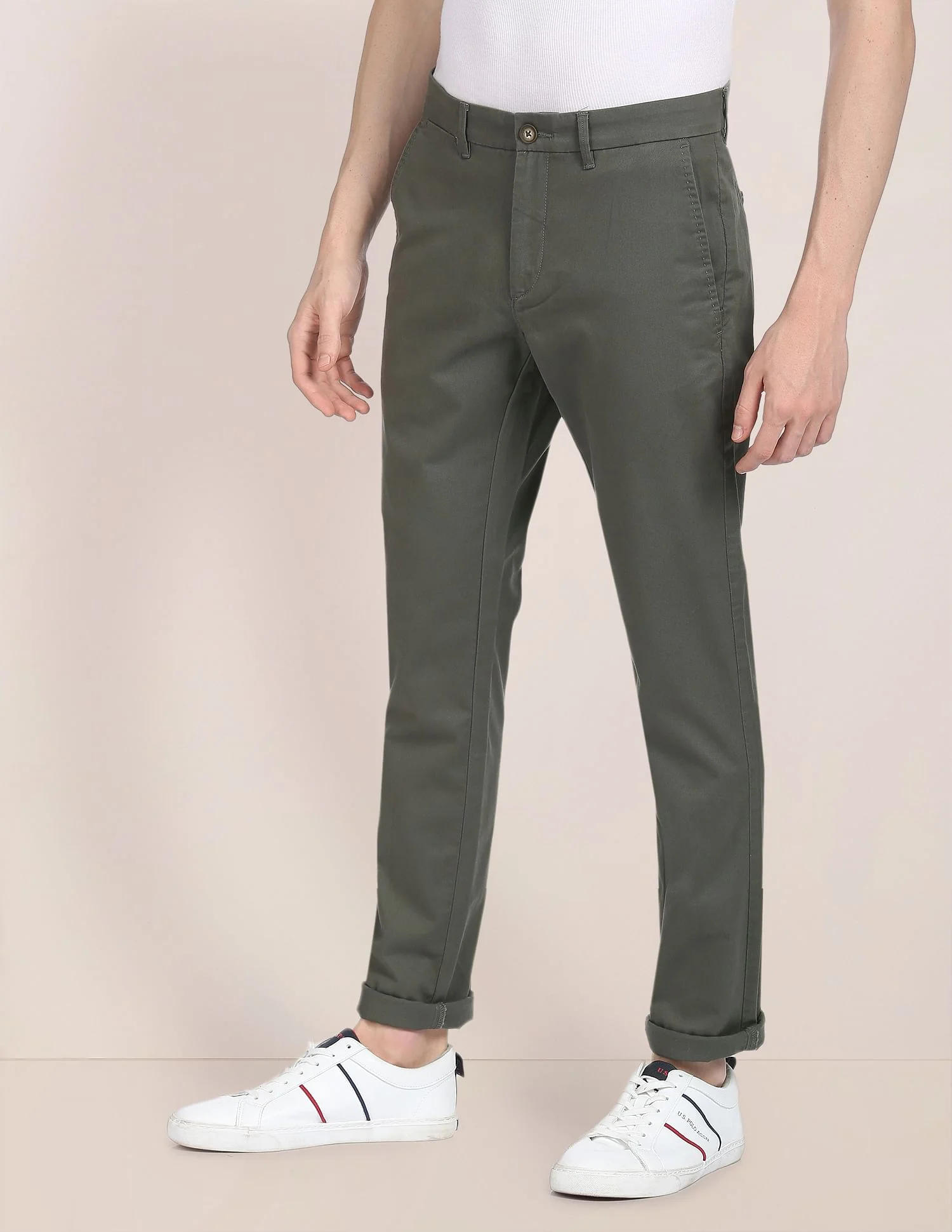Austin Trim Fit Stretch Chinos - Image 4