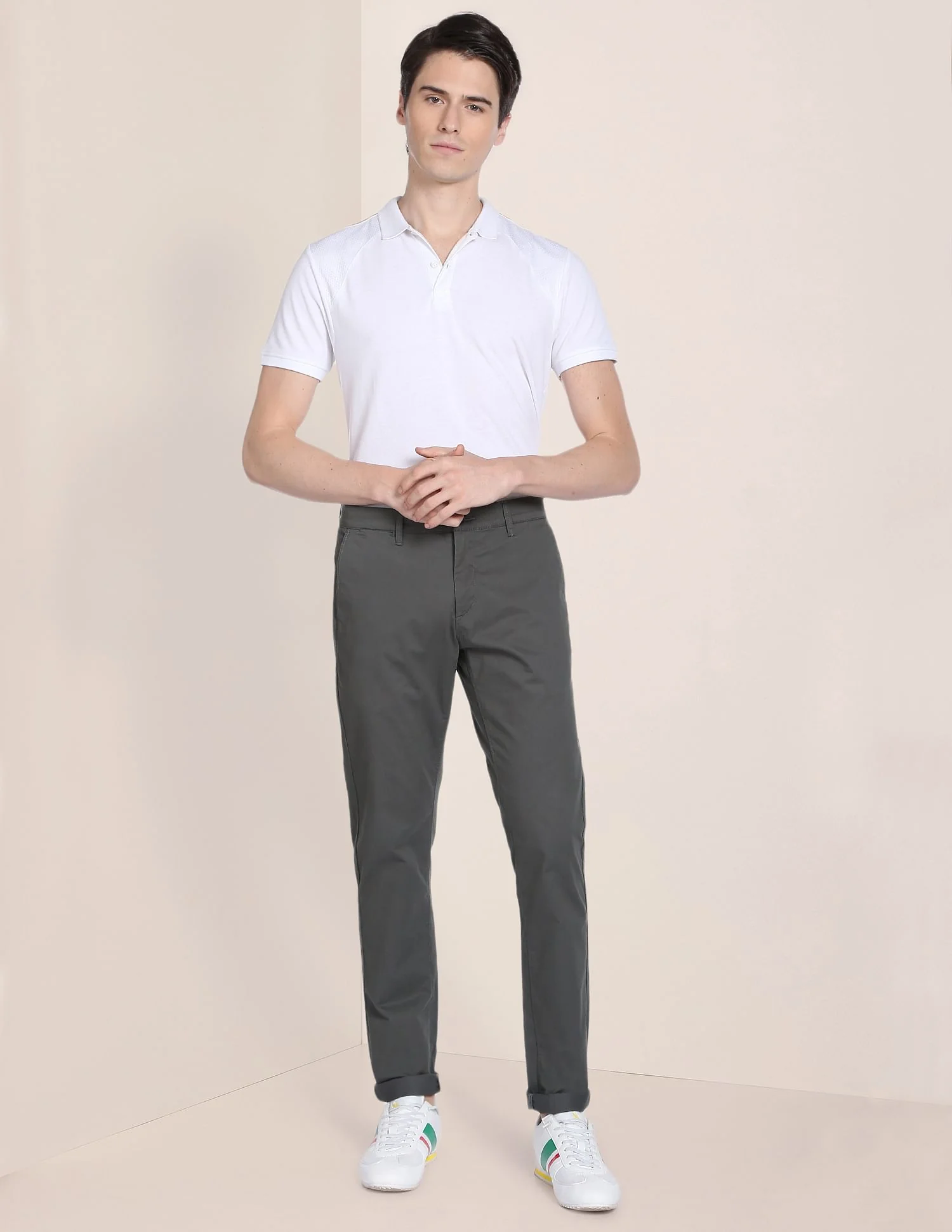 Austin Trim Fit Stretch Chinos - Image 3