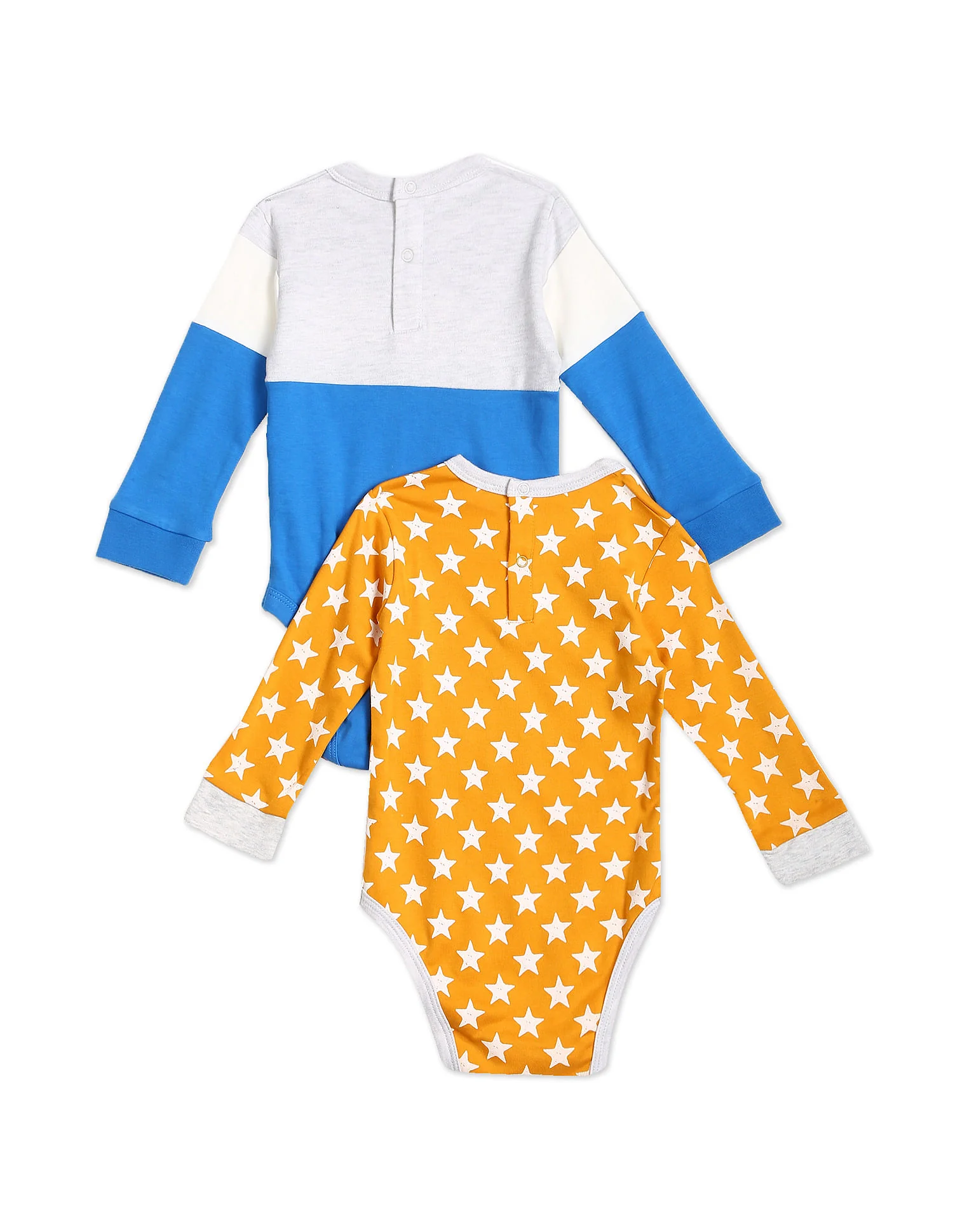 Baby Assorted Long Sleeve Bodysuit - Pack Of 2 - Image 2