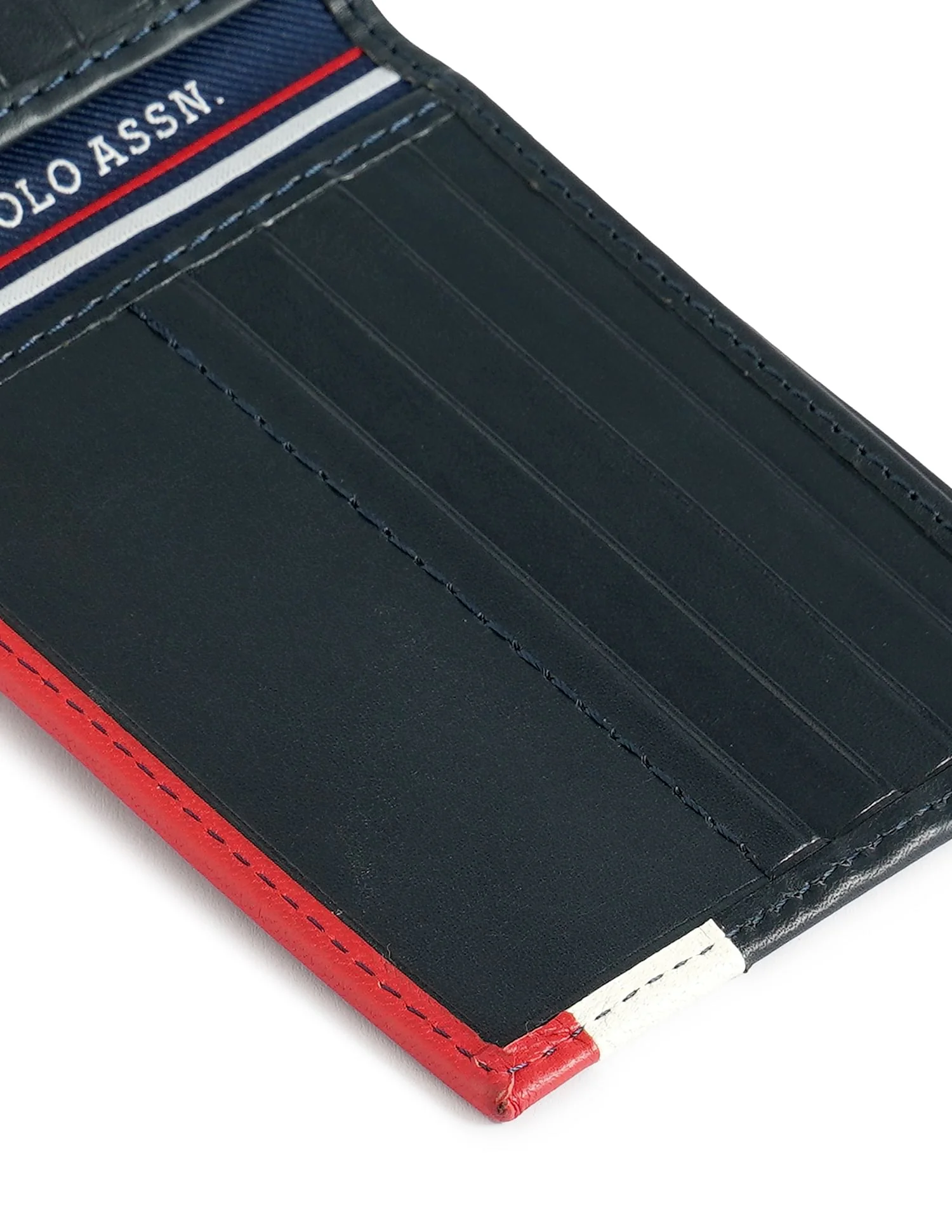 Bi-Fold Horizontal Stripe Wallet - Image 5