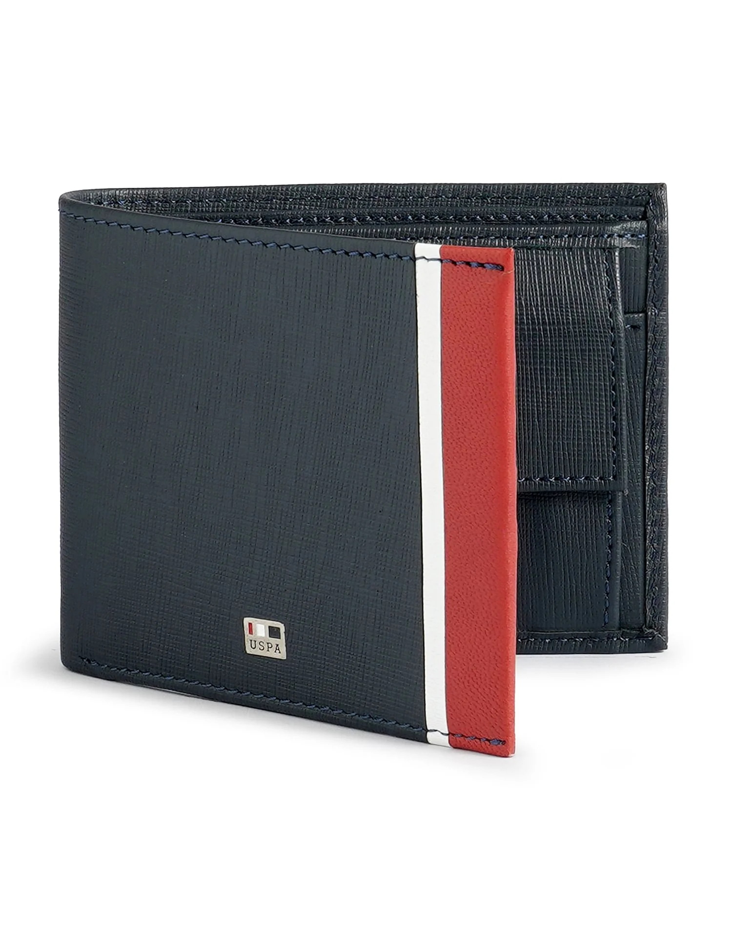 Bi-Fold Textured Leather Wallet