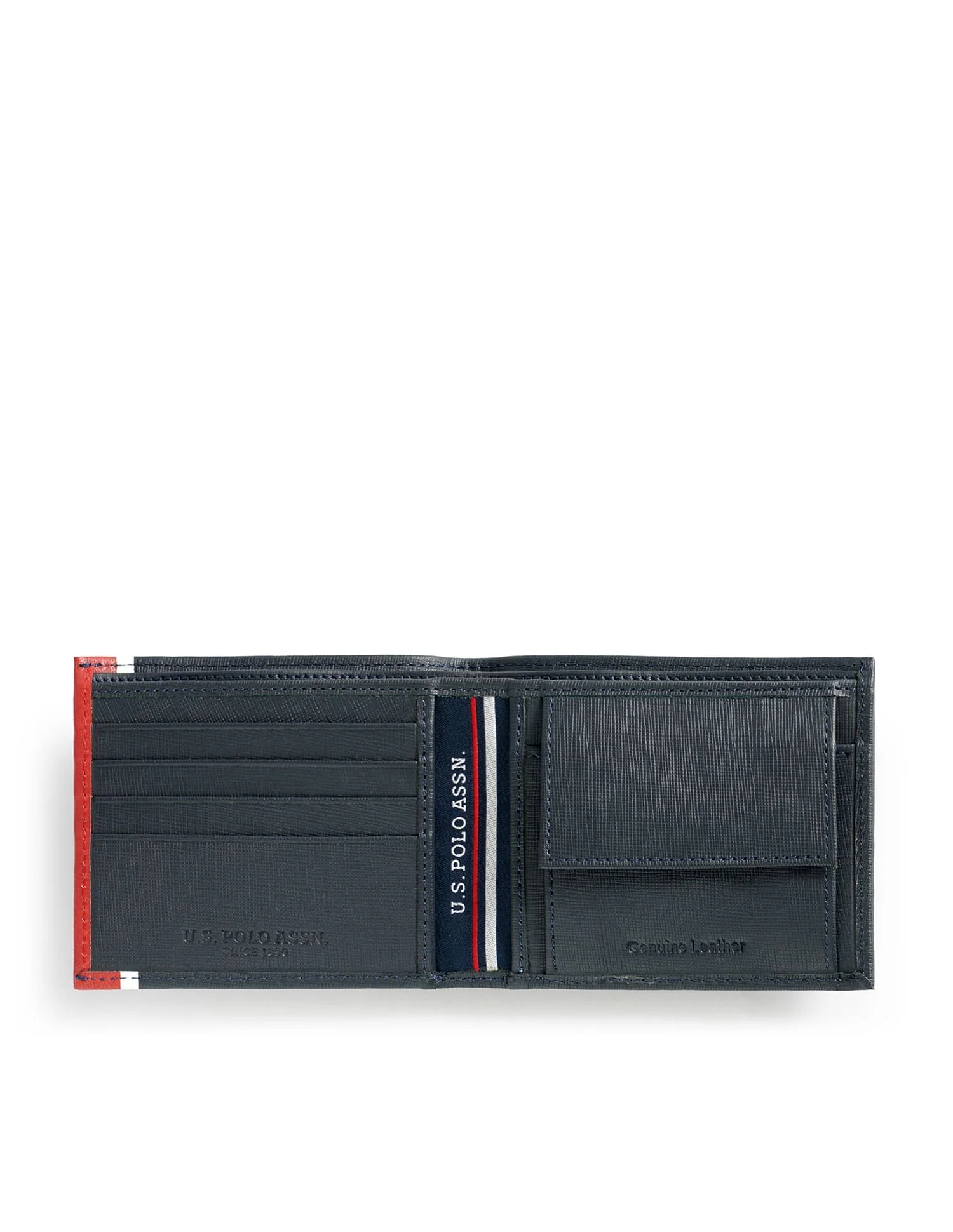 Bi-Fold Textured Leather Wallet - Image 4
