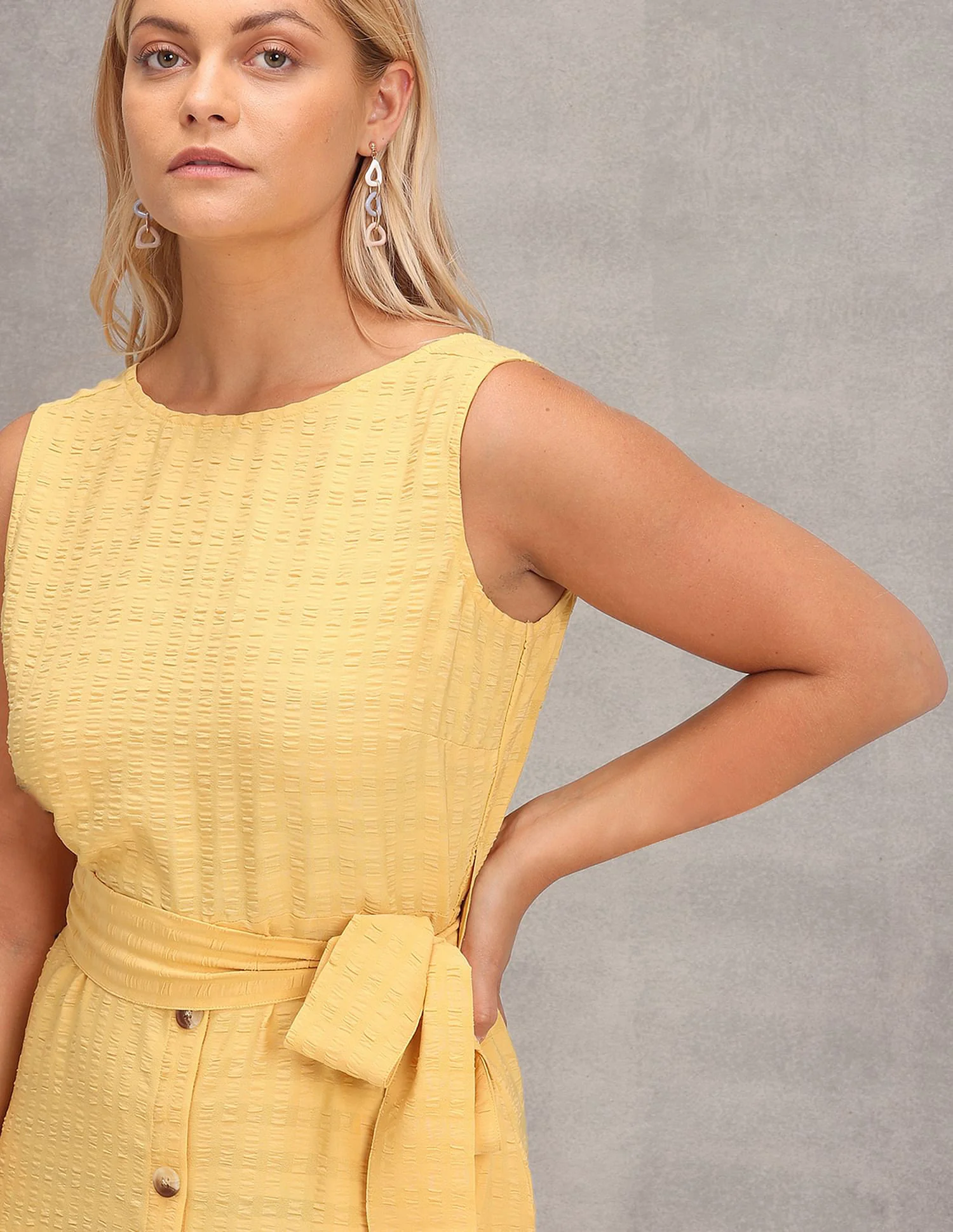 Boat Neck Polyester A-Line Dress - Image 7
