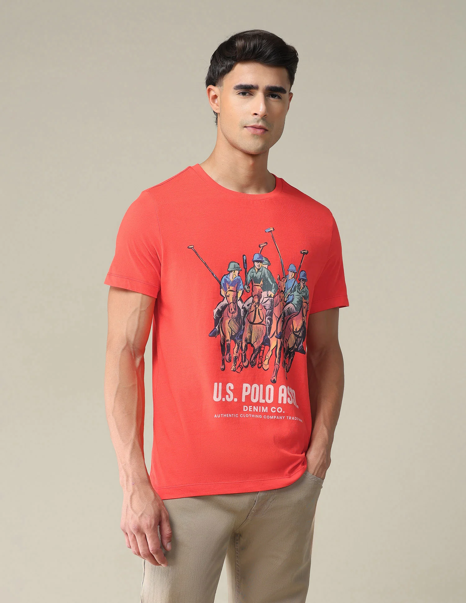 Bold Print Cotton T-Shirt - Image 4