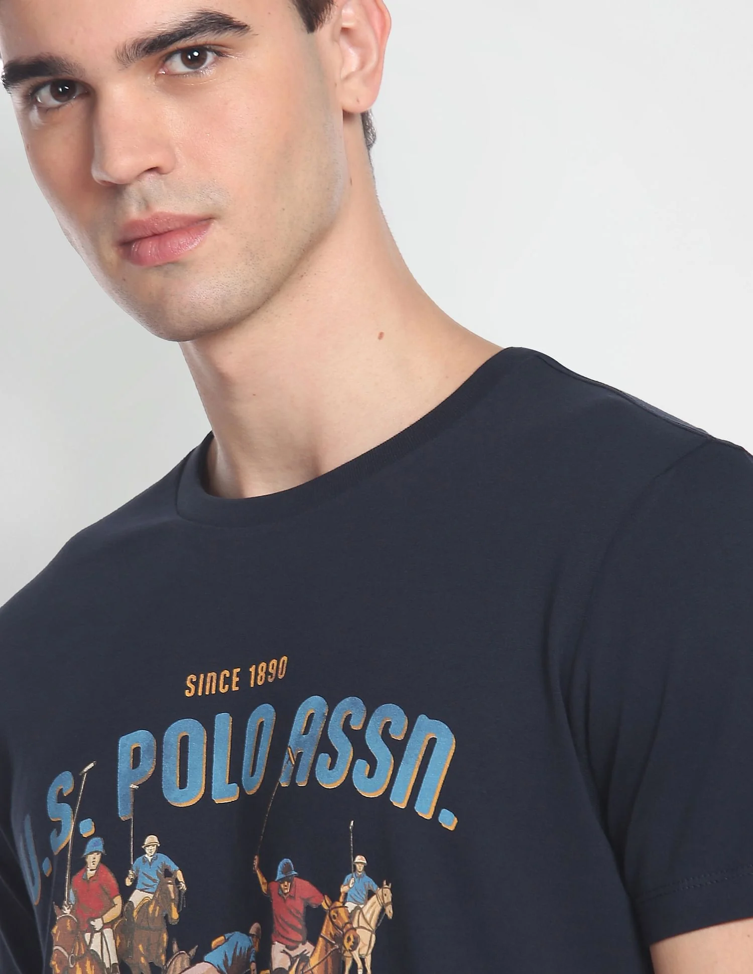 Bold Print Crew Neck T-Shirt - Image 6
