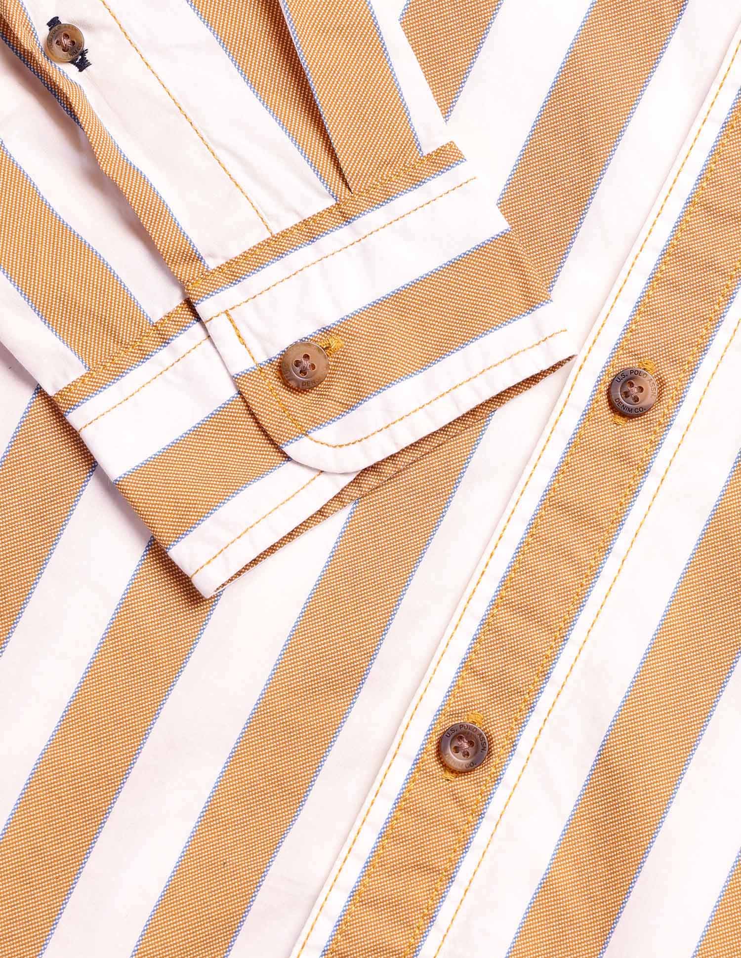 Bold Stripe Twill Shirt - Image 8