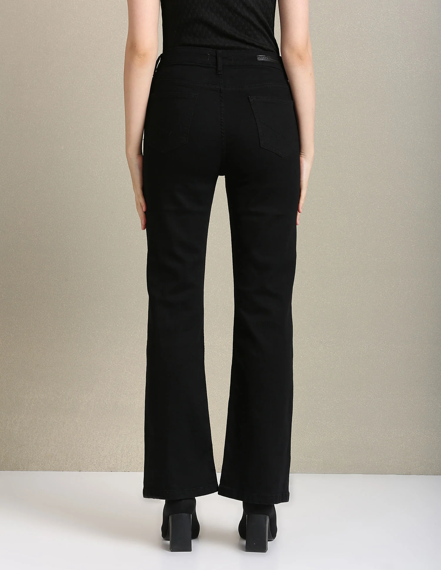 Bootcut Fit Black Jeans - Image 5