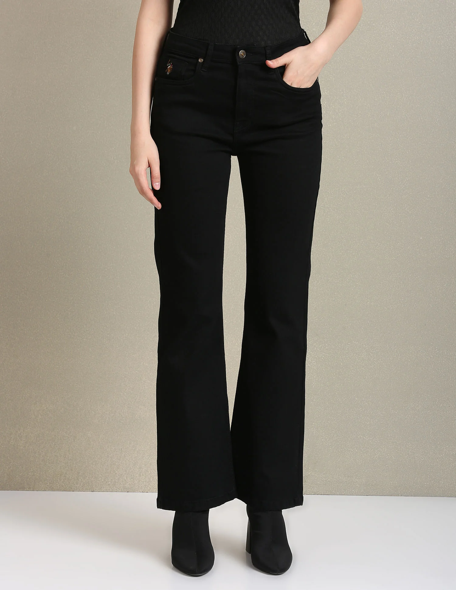 Bootcut Fit Black Jeans - Image 6