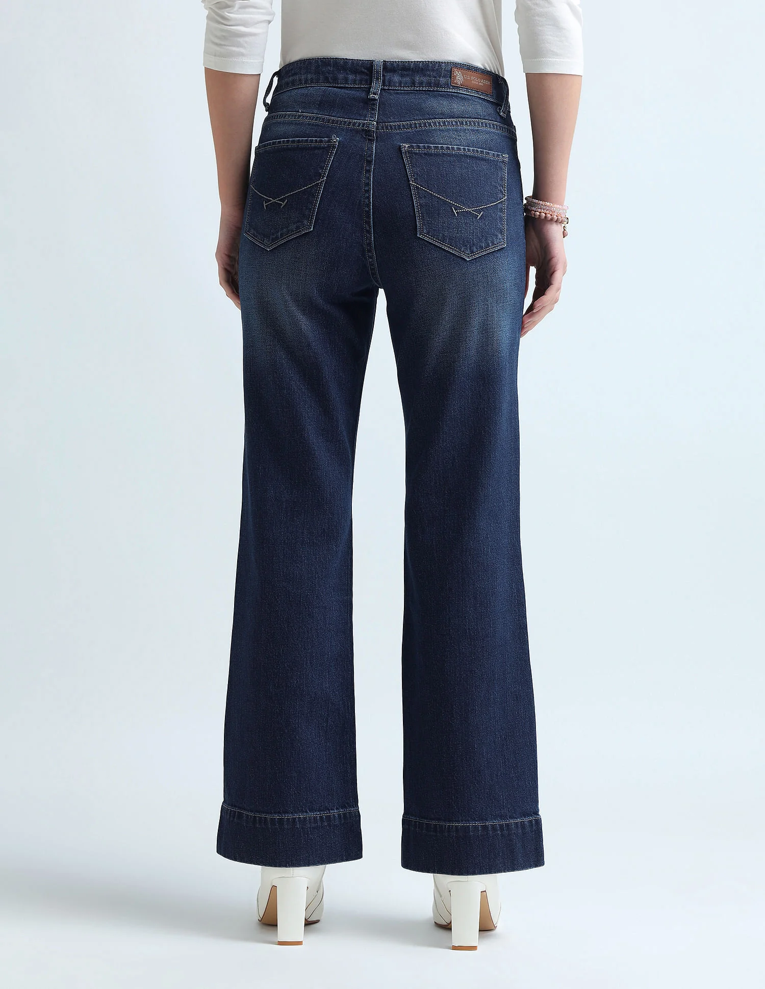 Bootcut Fit Blue Jeans - Image 5