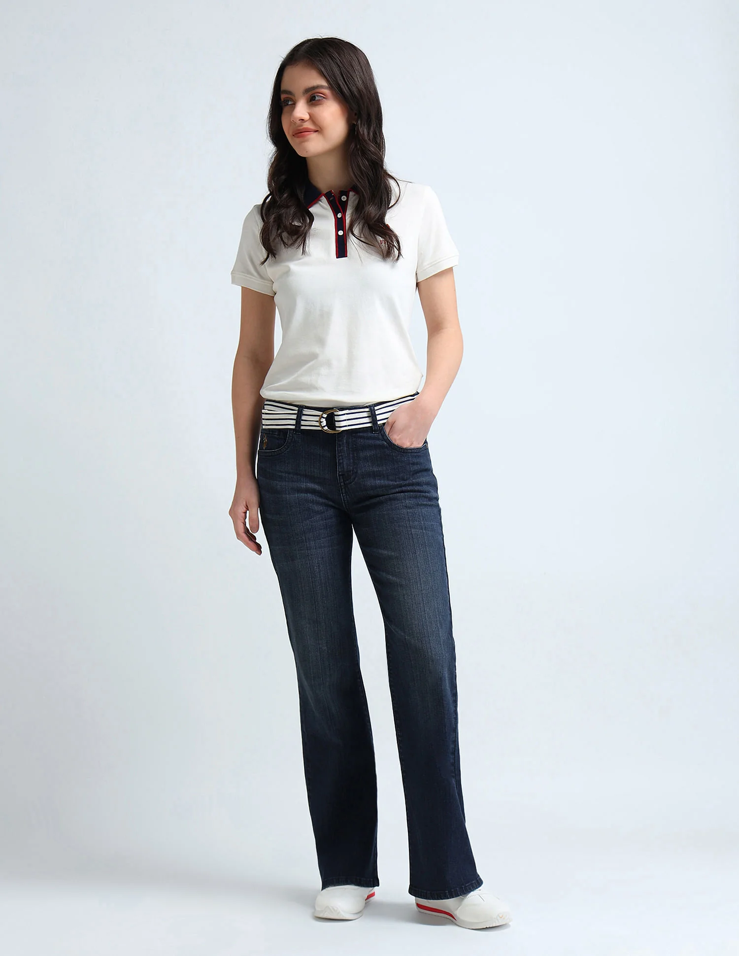 Bootcut Fit Blue Jeans - Image 3