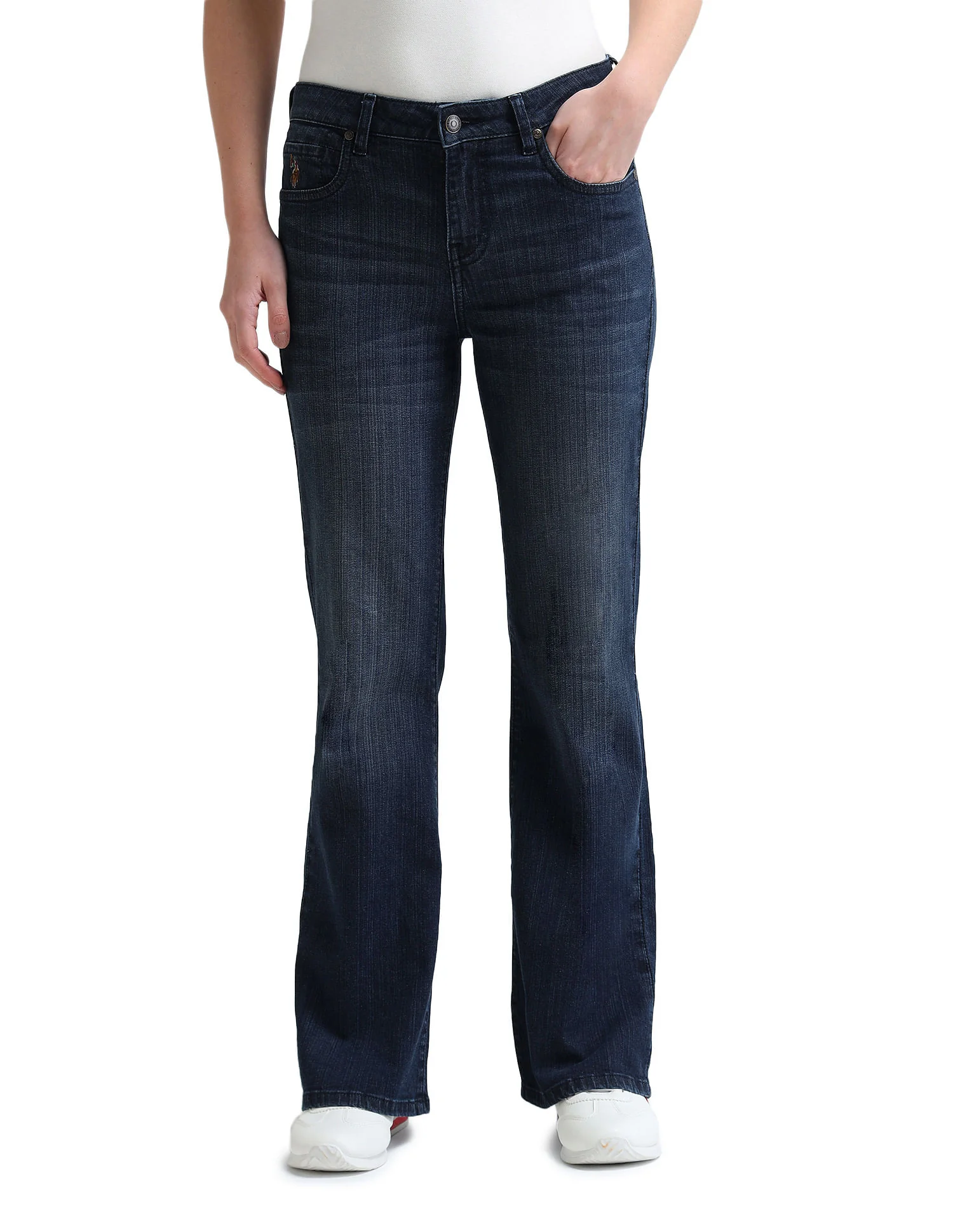 Bootcut Fit Blue Jeans - Image 6