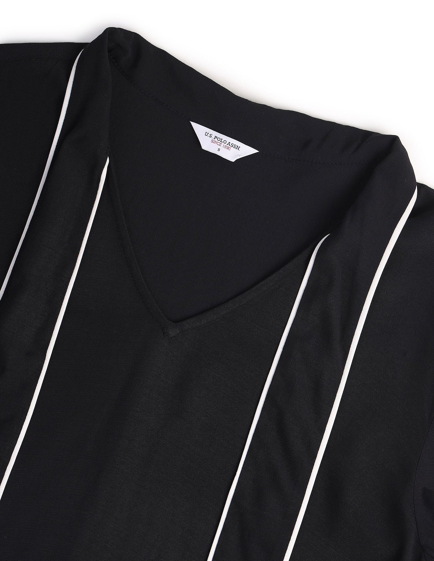 Bow Collar Long Sleeve Top - Image 2