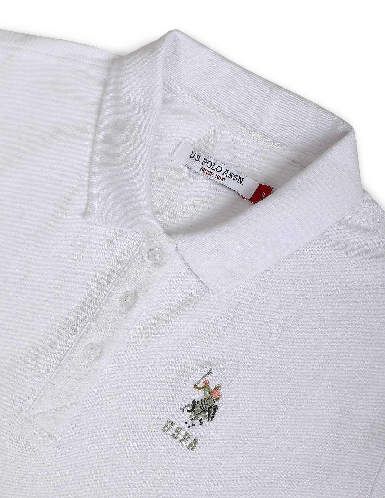 Boxy Crop Polo Shirt - Image 2