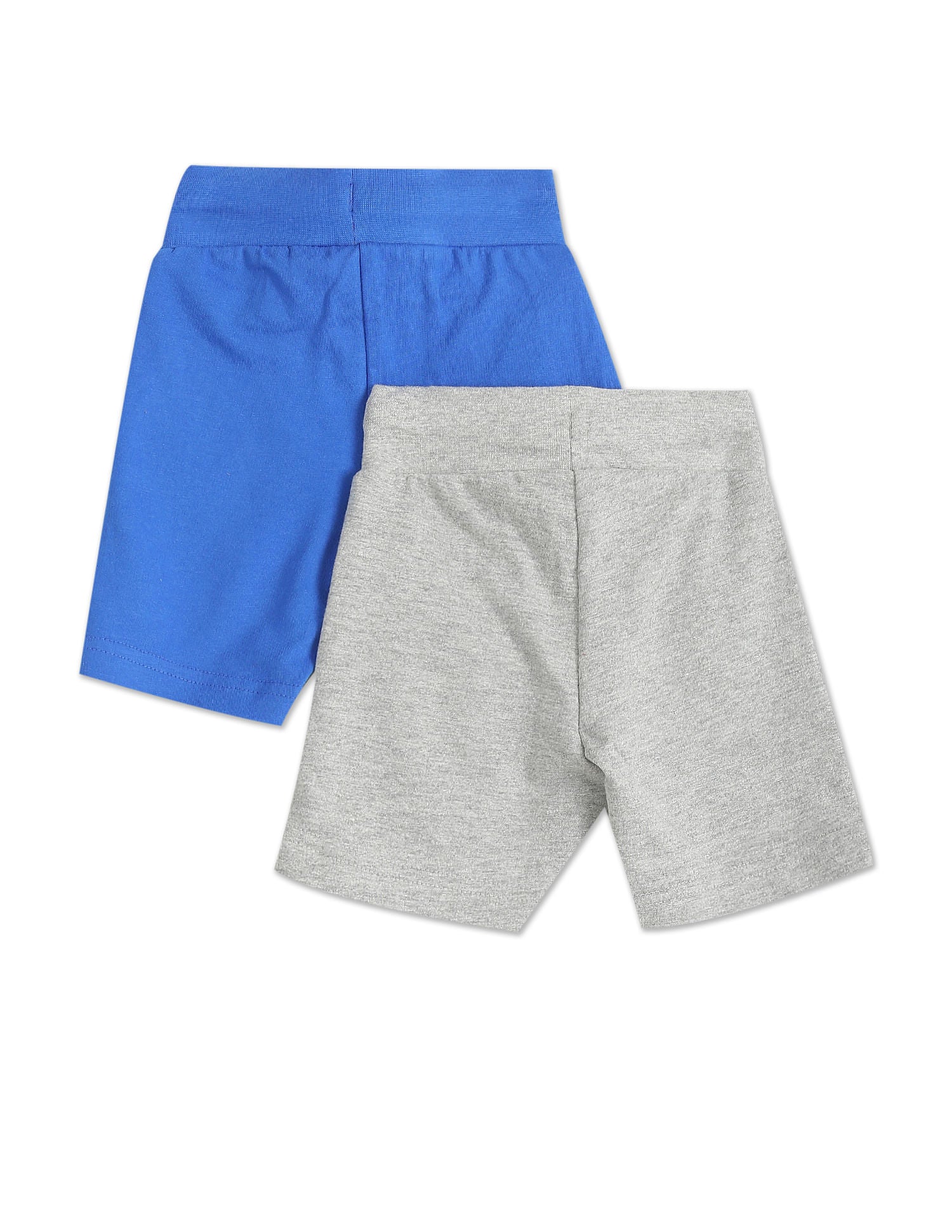 Boys Assorted Mid Rise Knit Shorts - Pack Of 2 - Image 2