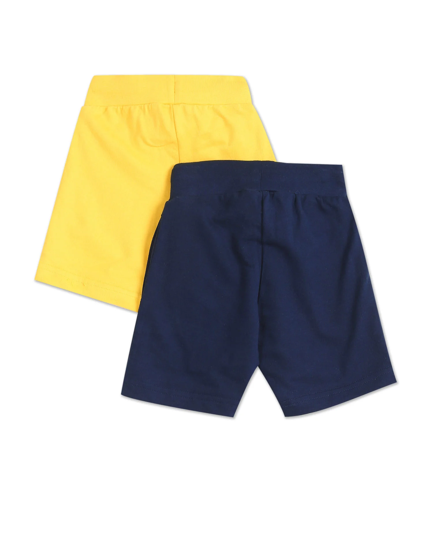 Boys Assorted Mid Rise Knit Shorts - Pack Of 2 - Image 2