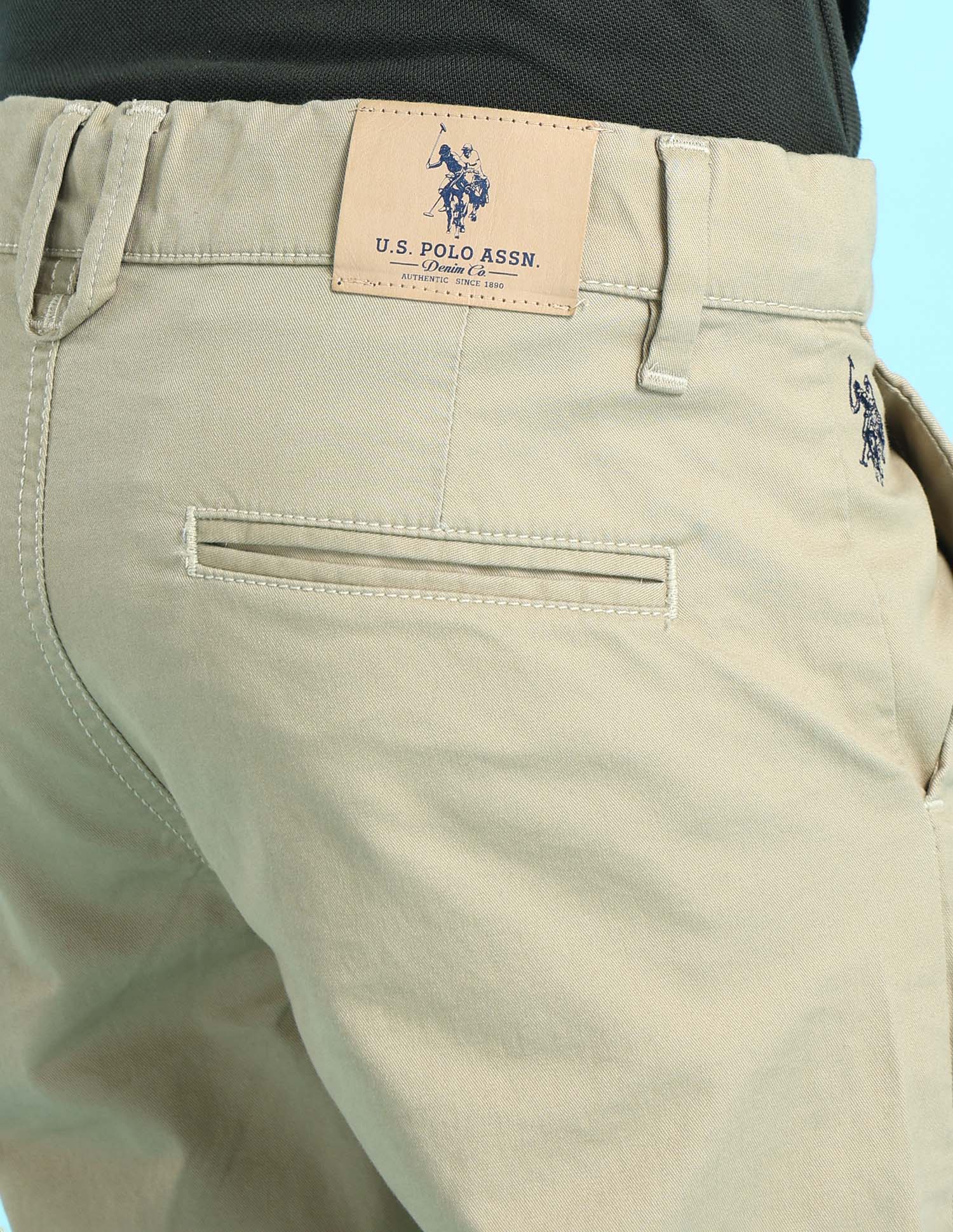 Boys Beige Mid Rise Twill Weave Solid Trousers - Image 9