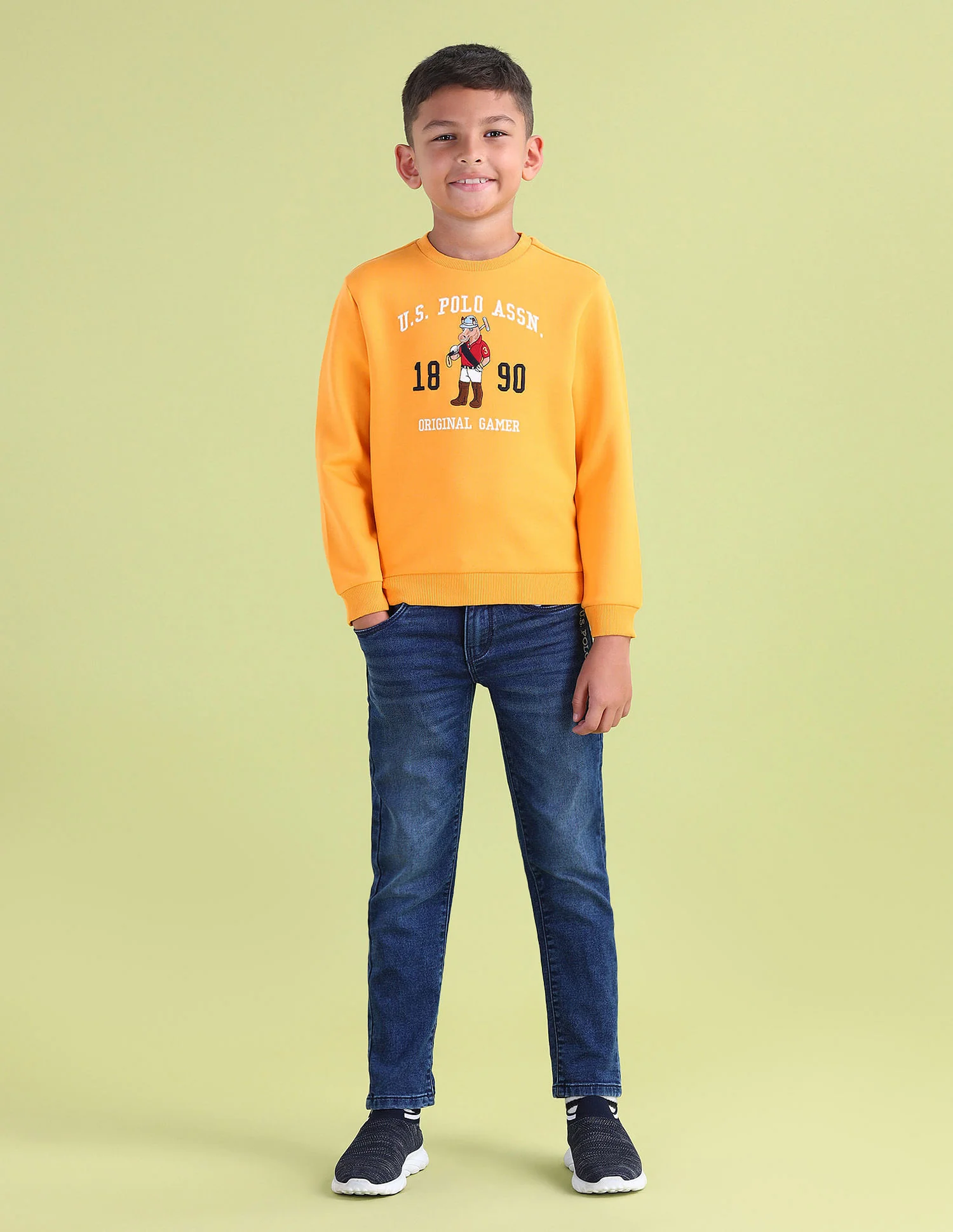 Boys Brand Embroidered Sweatshirt - Image 3