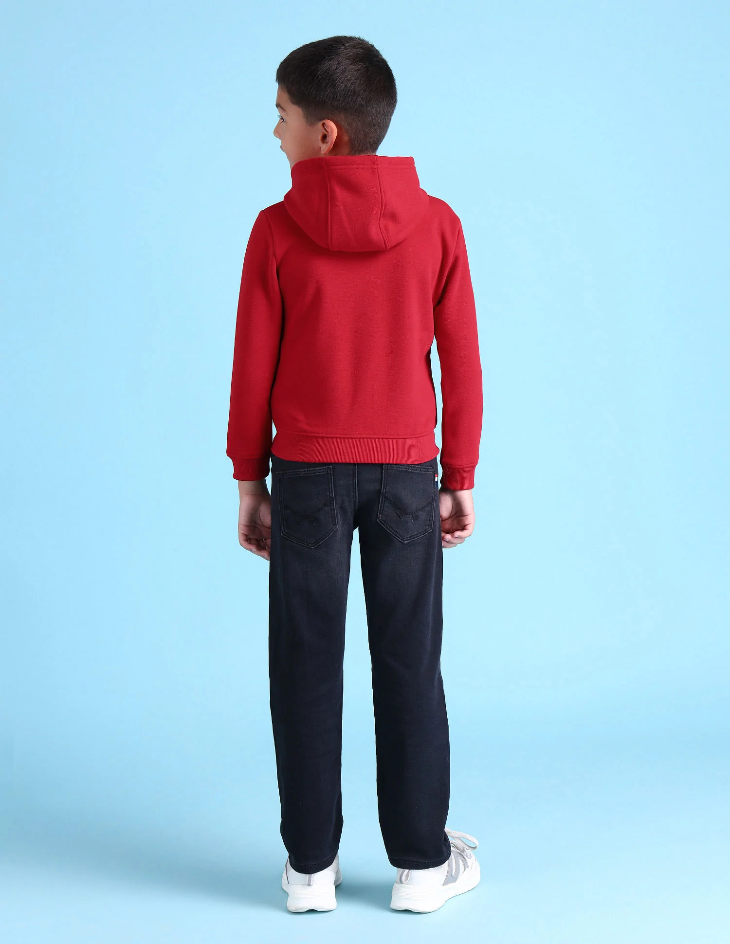 Boys Brand Printed Hooded Sweatshirt - Image 4