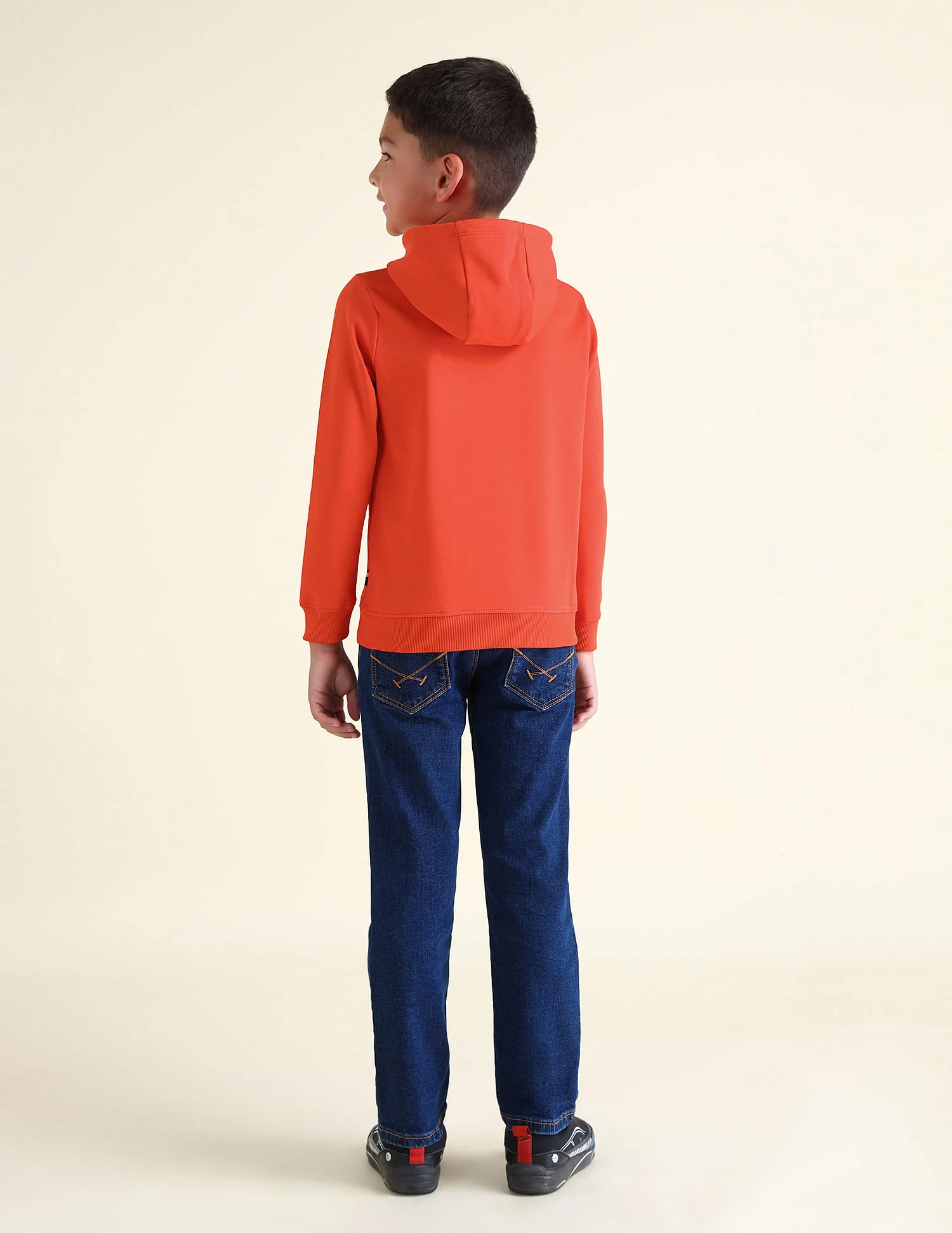 Boys Brand Printed Hooded Sweatshirt - Image 4
